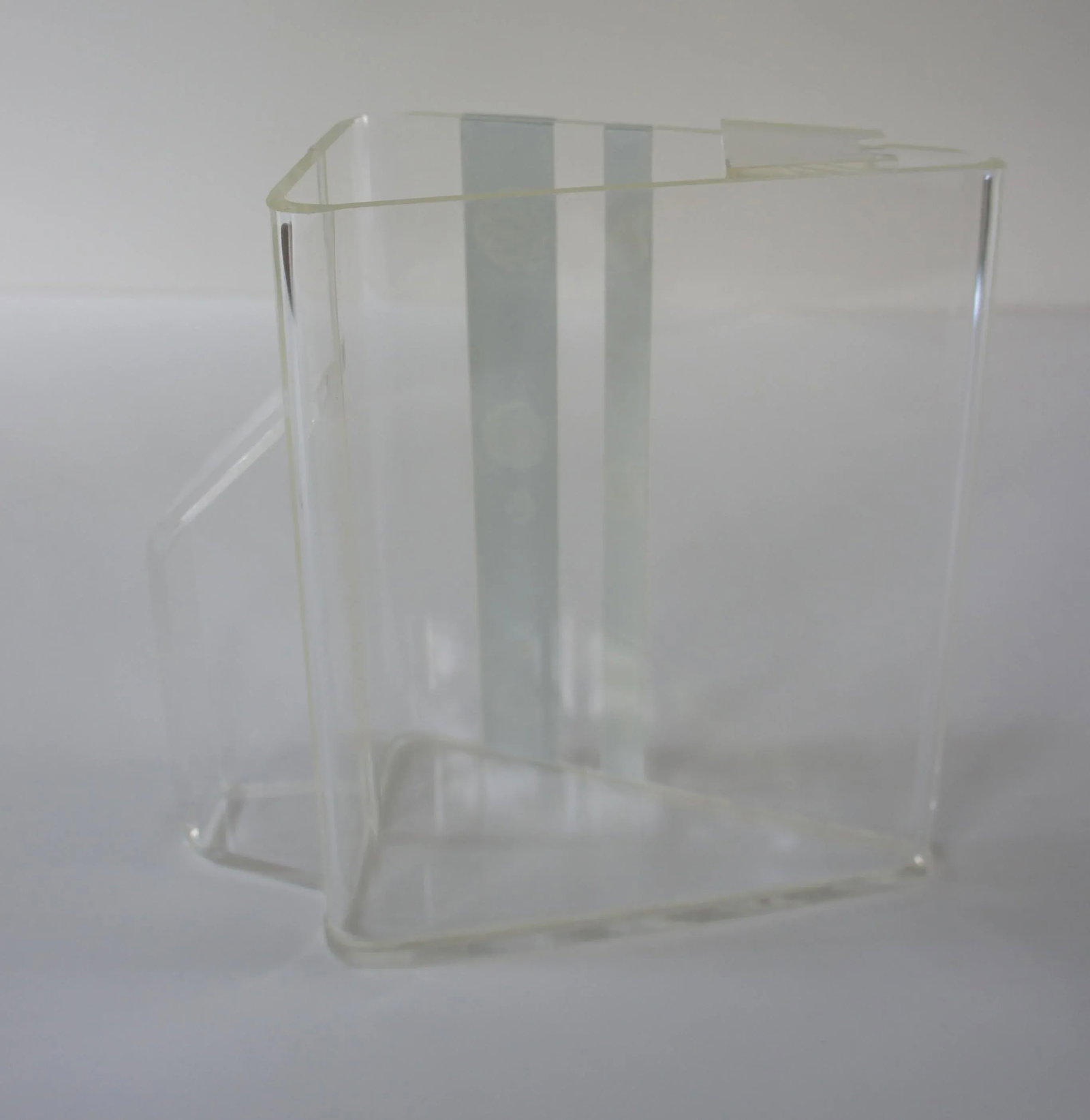 1970s Mod Lucite and Silver Stripes Pitcher - 10