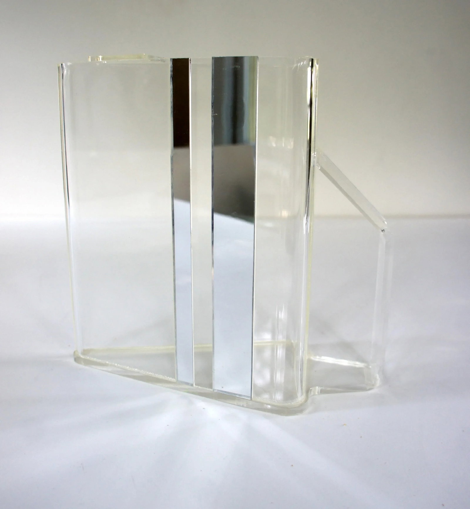 1970s Mod Lucite and Silver Stripes Pitcher - 13