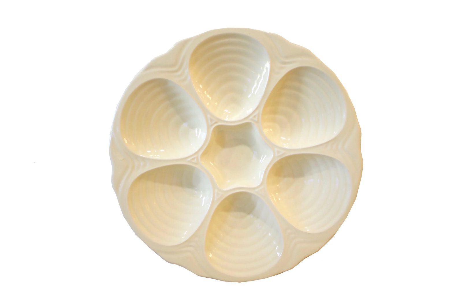 Vintage Oyster Plate by Hull - 3