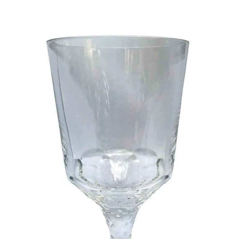 Set of Eight Hand-Blown Crystal Wine Glasses - 3