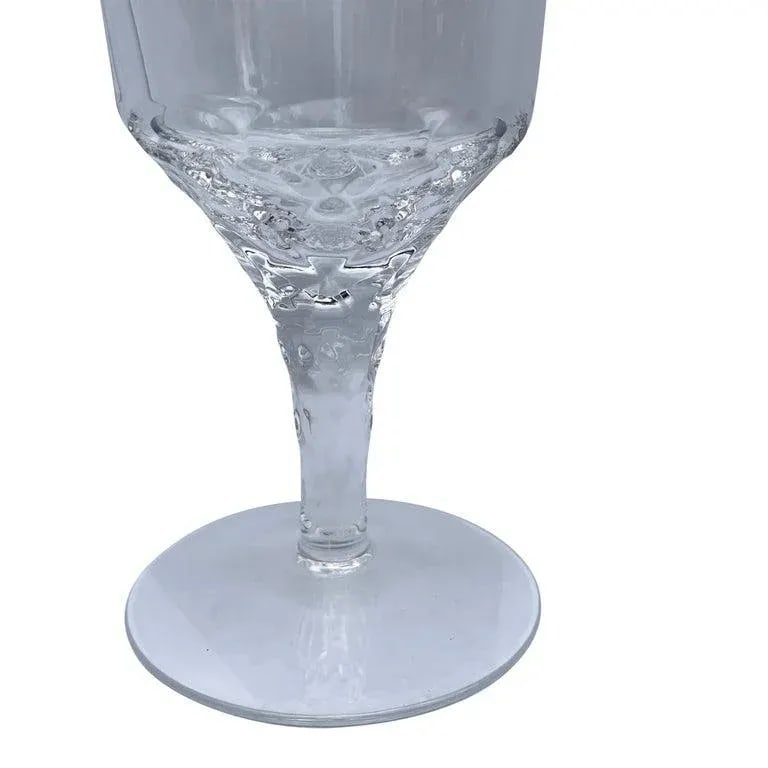 Set of Eight Hand-Blown Crystal Wine Glasses - 4