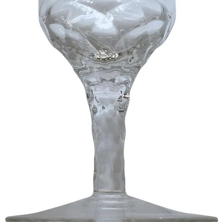 Set of Eight Hand-Blown Crystal Wine Glasses - 5