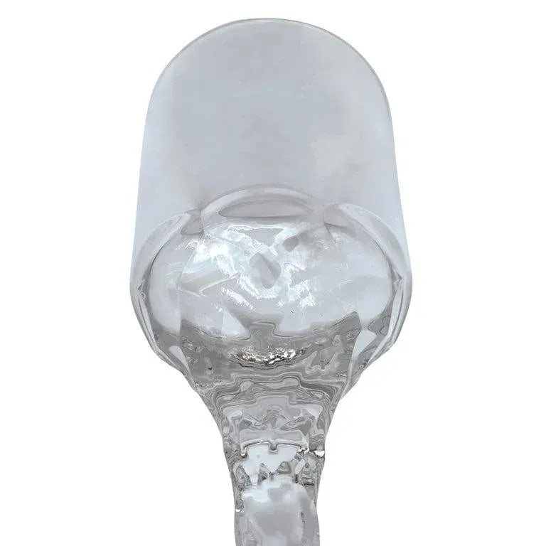 Set of Eight Hand-Blown Crystal Wine Glasses - 6