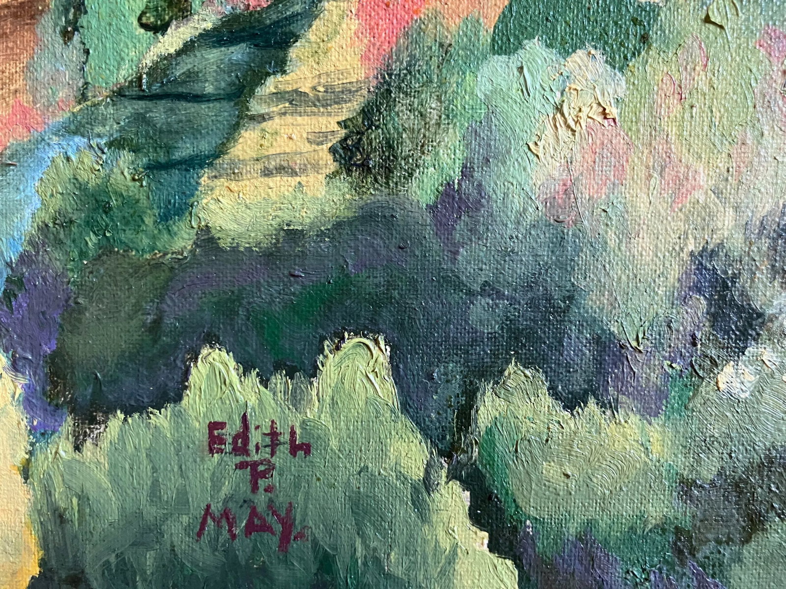 Southwest Sedona Arizona Landscape Painting, Edith P. May, San Francisco Women's Artist Association, - 11