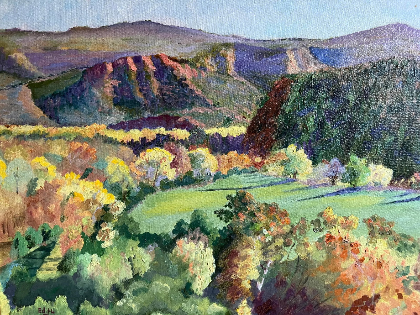 Southwest Sedona Arizona Landscape Painting, Edith P. May, San Francisco Women's Artist Association, - 2