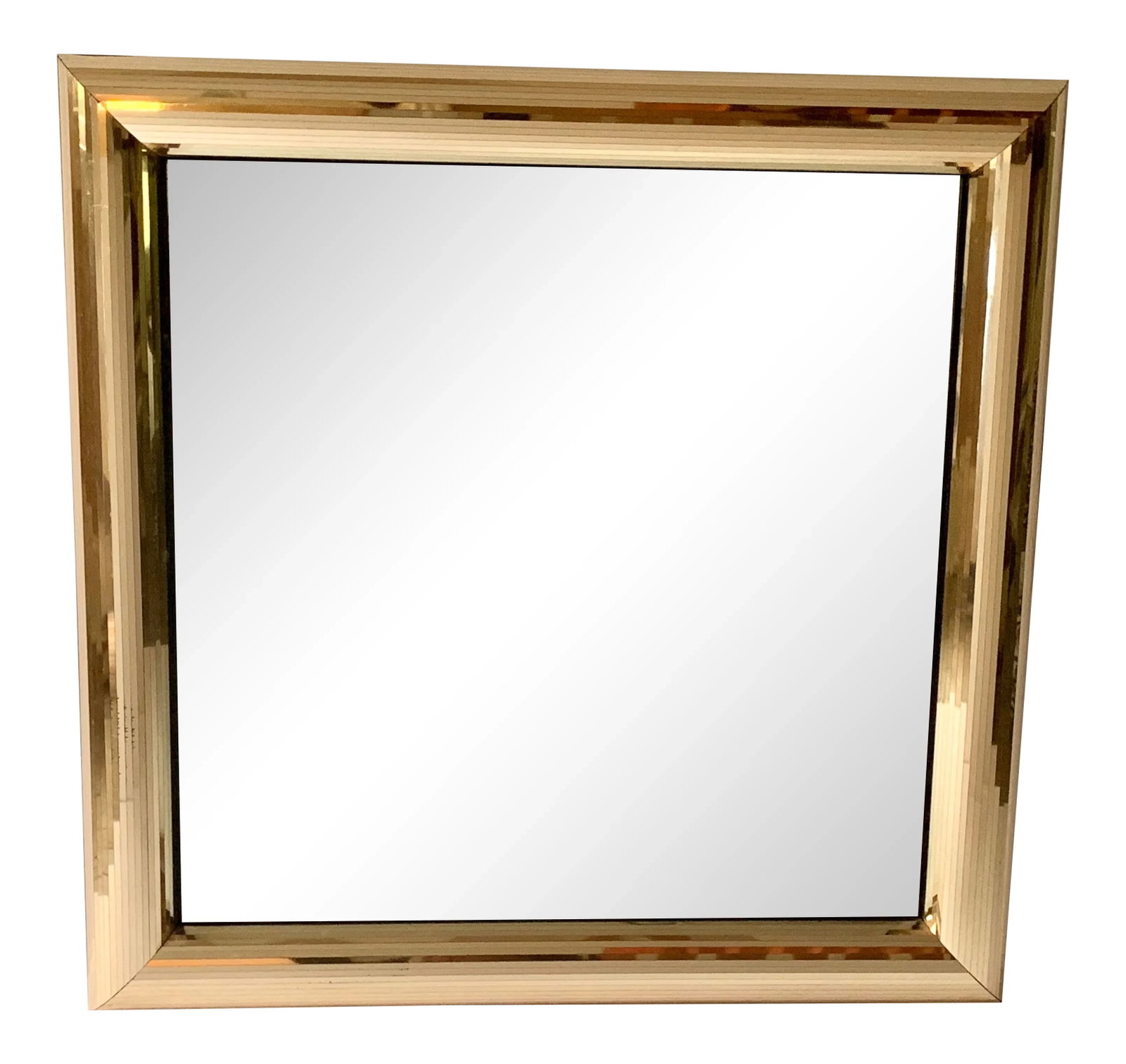 Disco Ball Gold Square Mirror (1 of 10)