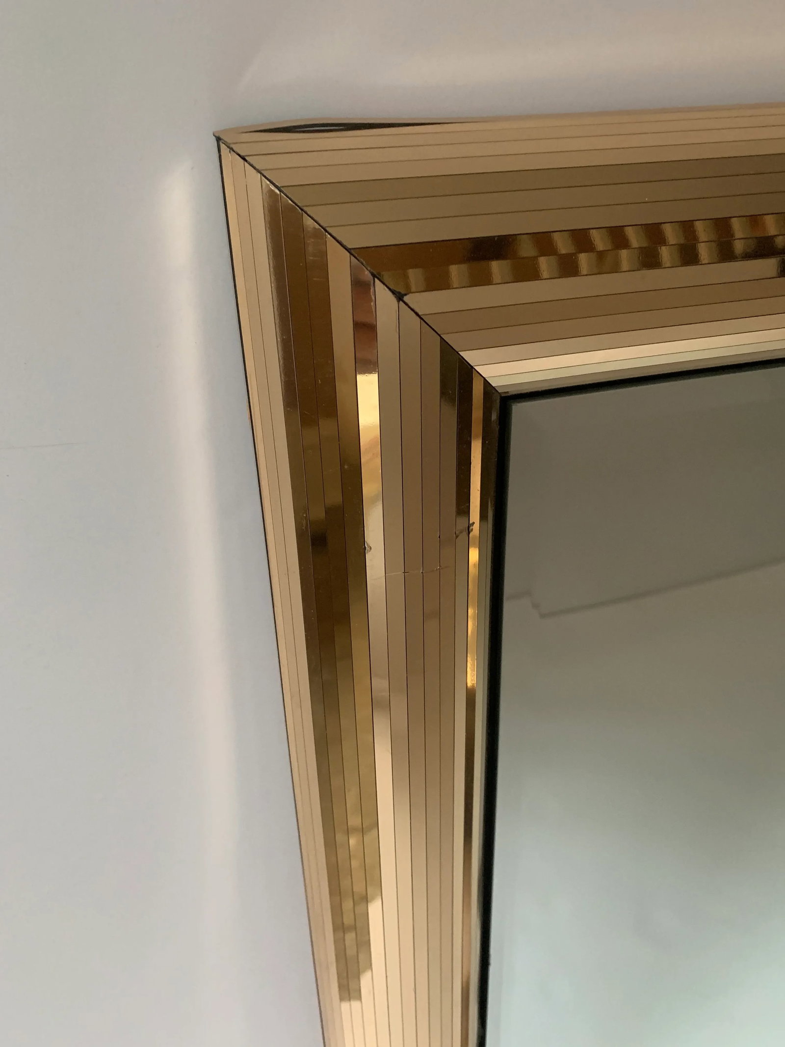 Disco Ball Gold Square Mirror - 5