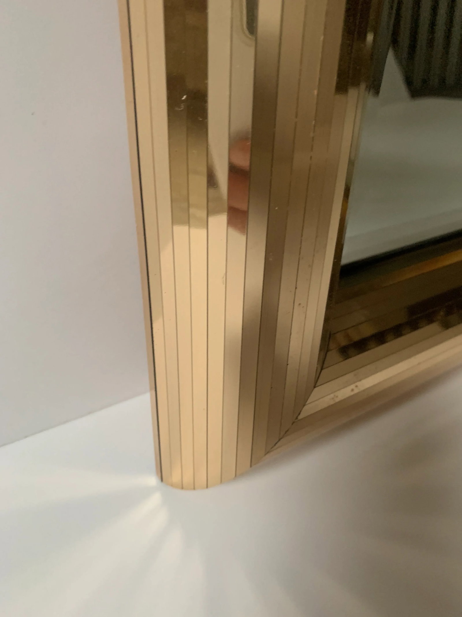 Disco Ball Gold Square Mirror - 7