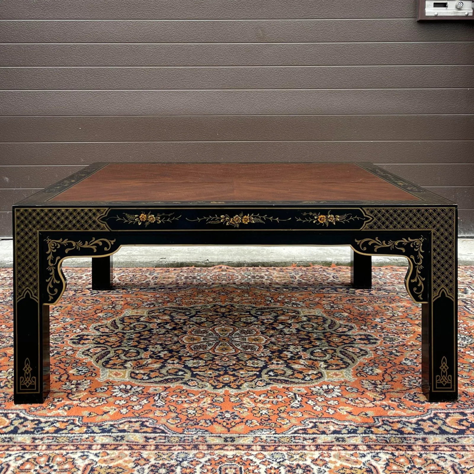 Vintage Drexel Et Cetera Collection Asian Chinoiserie Square Coffee or Cocktail Table - 8