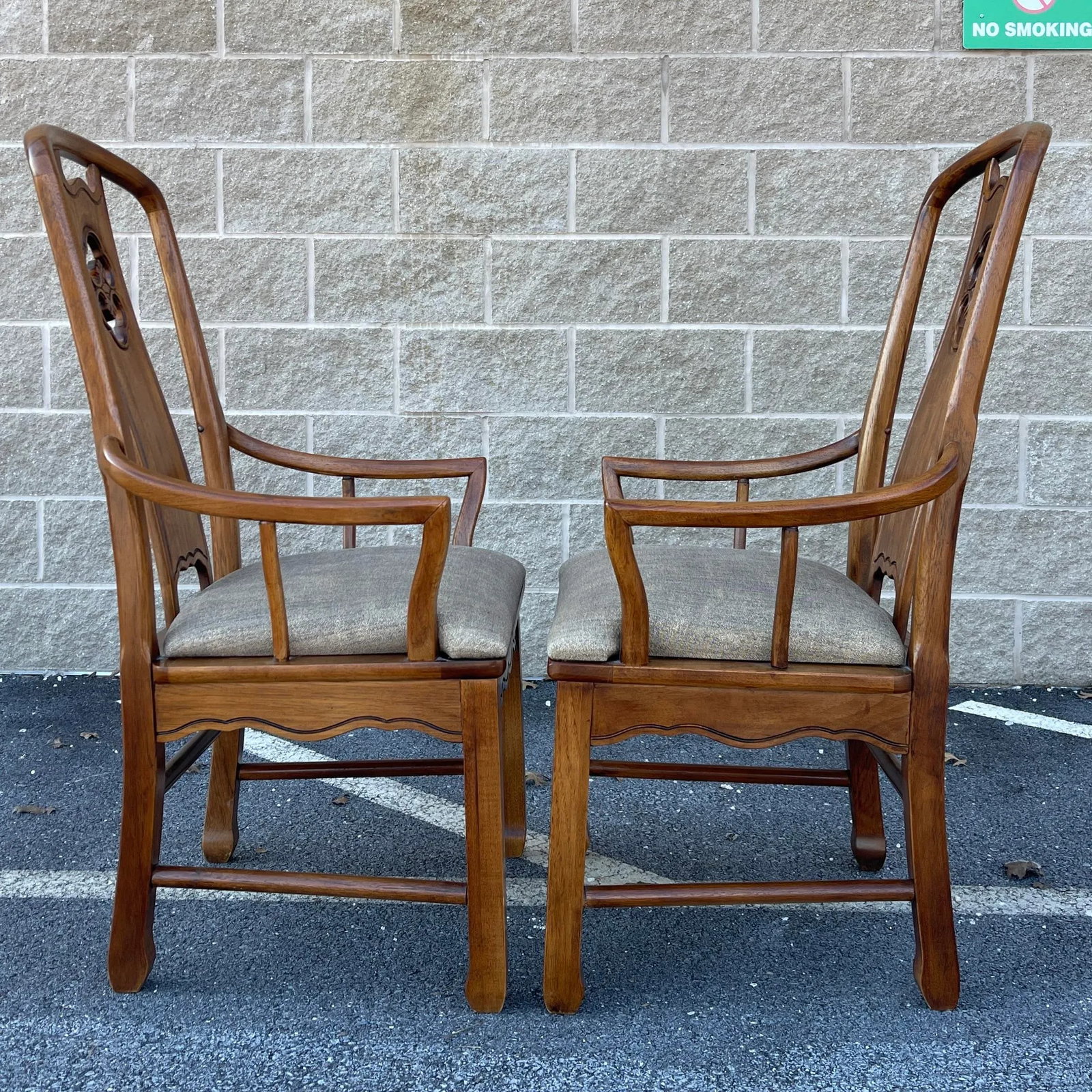 Vintage Thomasville Mystique Asian Chinoiserie Dining Chairs - Set of 6 - 9