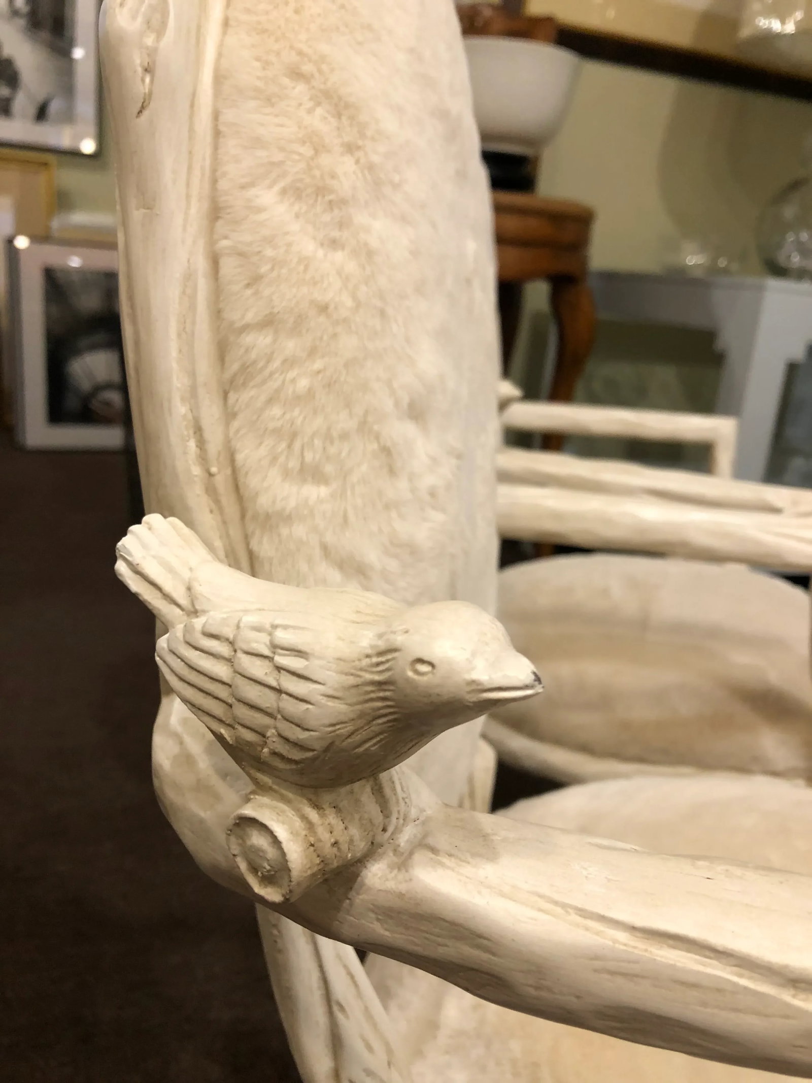Children's Bird Motif Armchairs- A Pair - 4