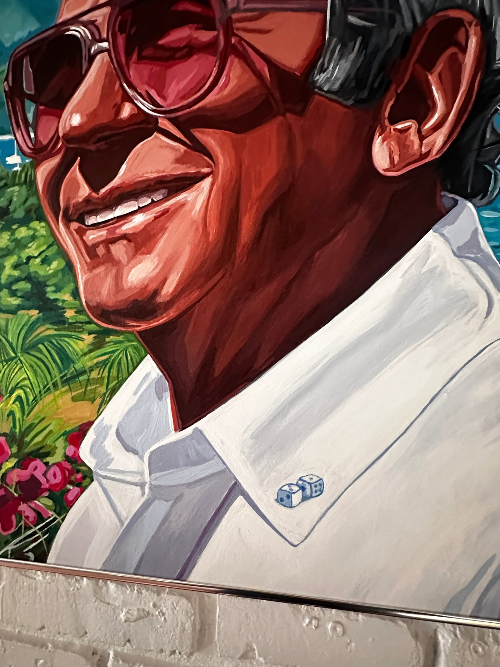 Large Original Pop Art Photorealistic Portrait by Suzanne Osterweil Weber 2000 - 5