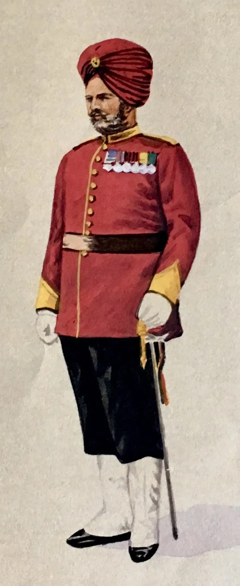 British Raj Soldier - 14th (King George's Own) Ferozepore Sikhs 1913 - 3