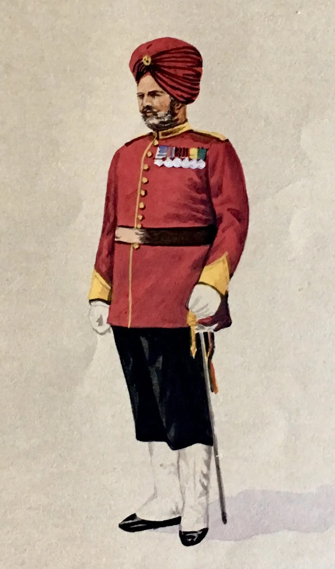 British Raj Soldier - 14th (King George's Own) Ferozepore Sikhs 1913 - 4