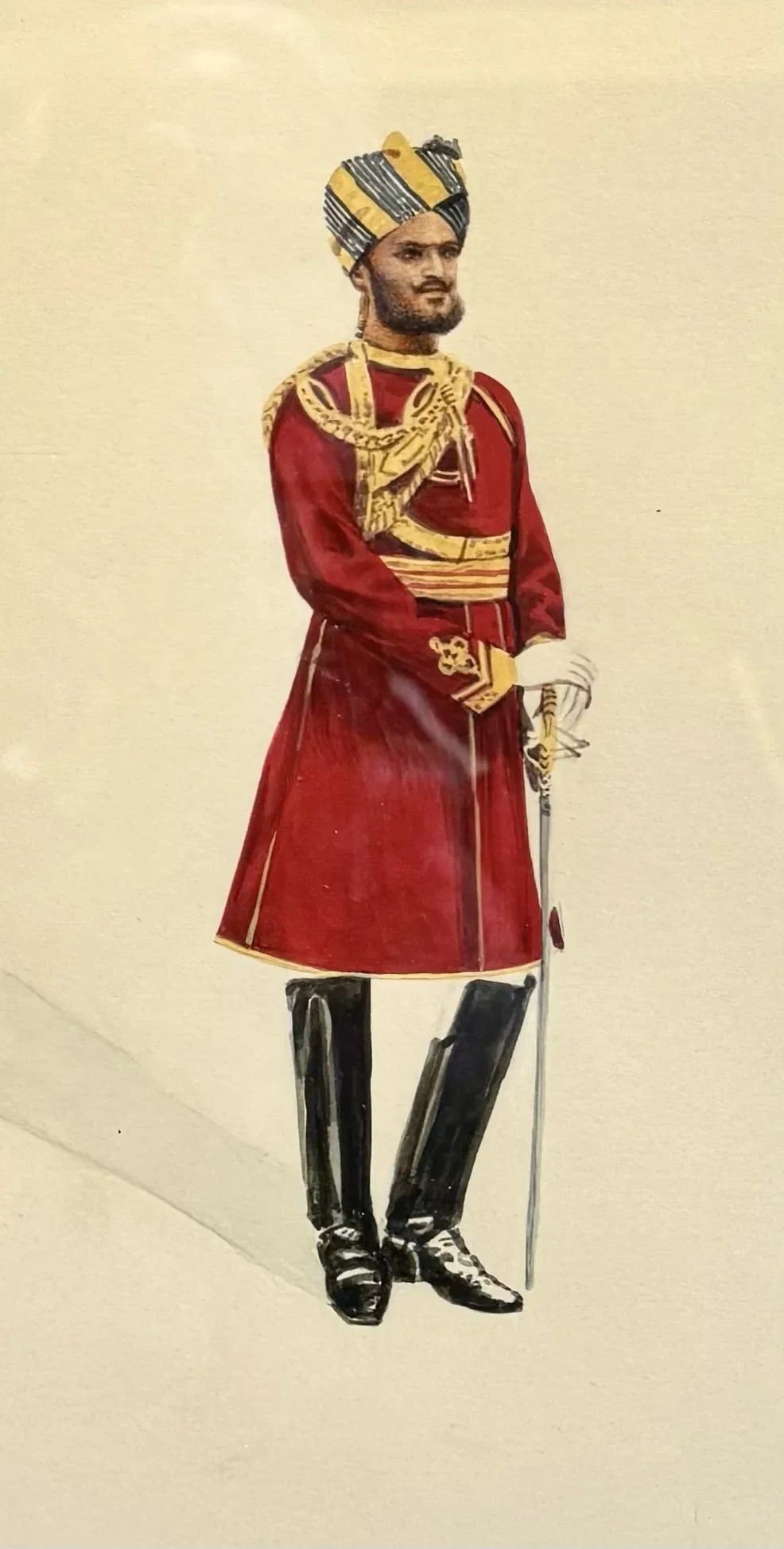 British Raj Soldier - Governor's Body Guard Madras 1912 - 2
