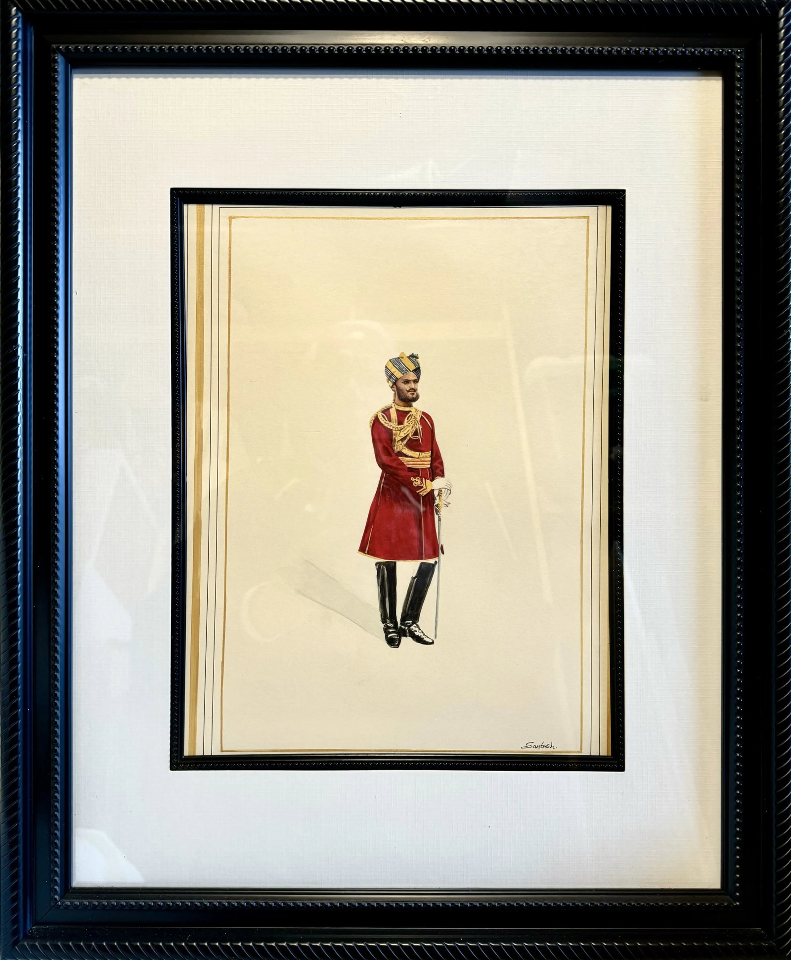 British Raj Soldier - Governor's Body Guard Madras 1912 - 3