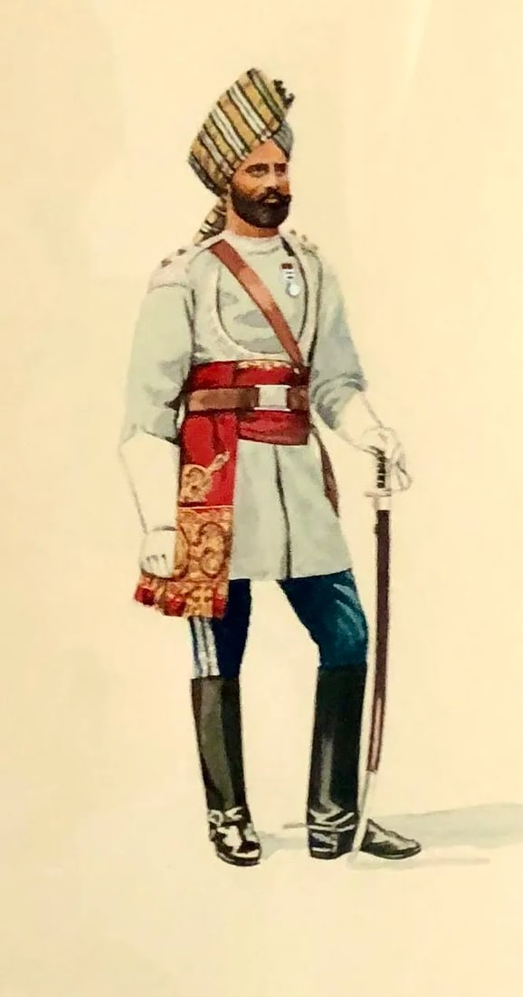 British Raj Soldier - First Madras Lancer's 1887 - 2