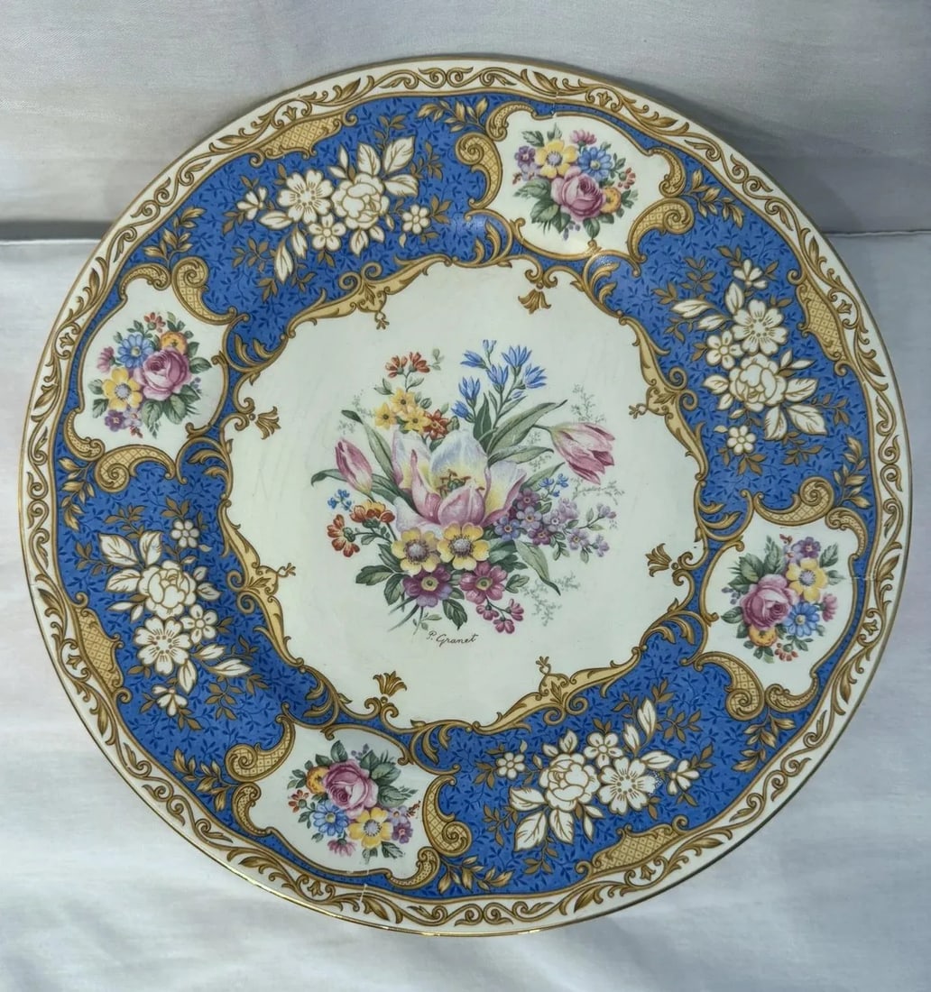 Early 20th Century Myott Dinner Plates - Set of 12 - 6