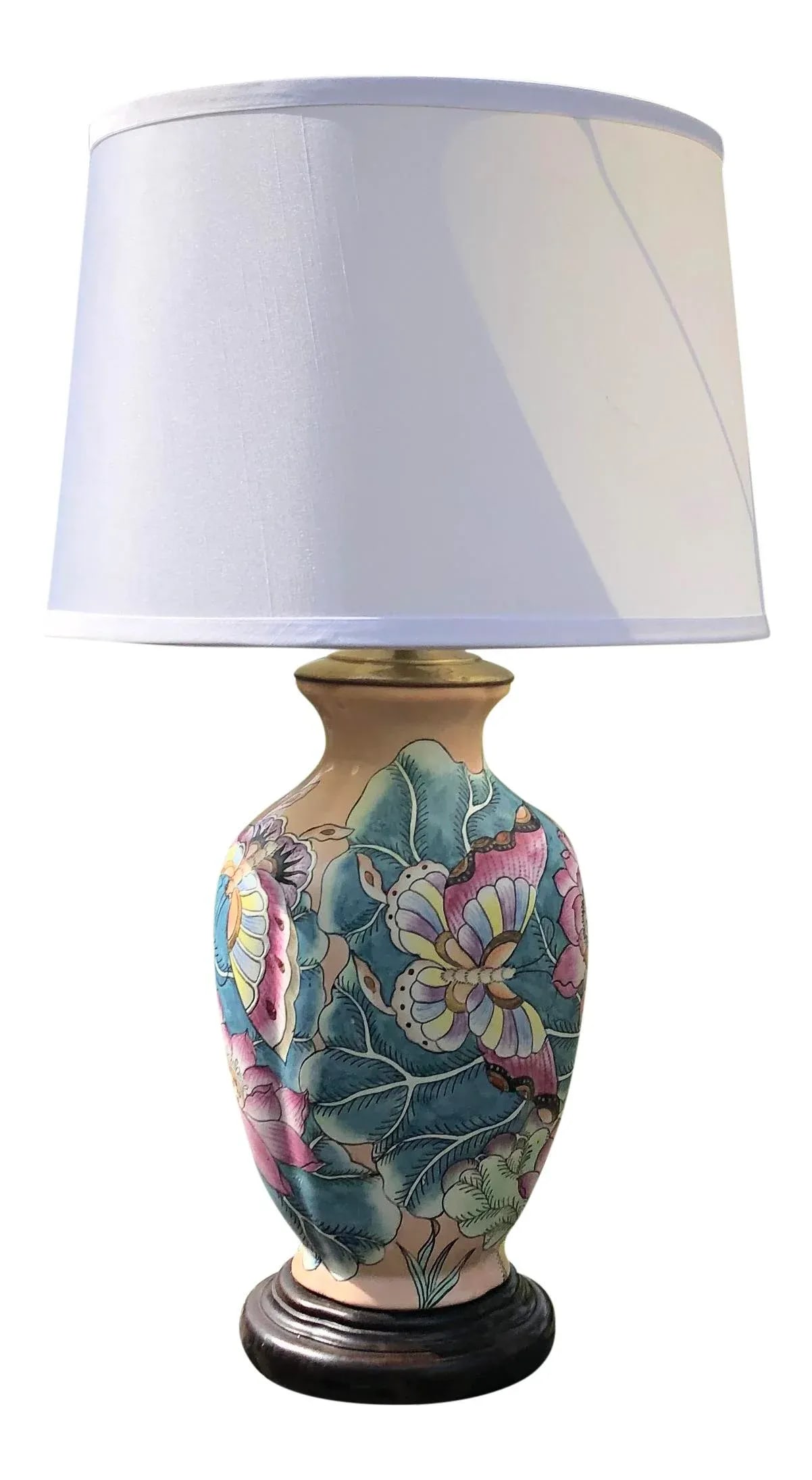 Mid Twentieth Century Tobacco Leaf Butterfly Lamp - 4