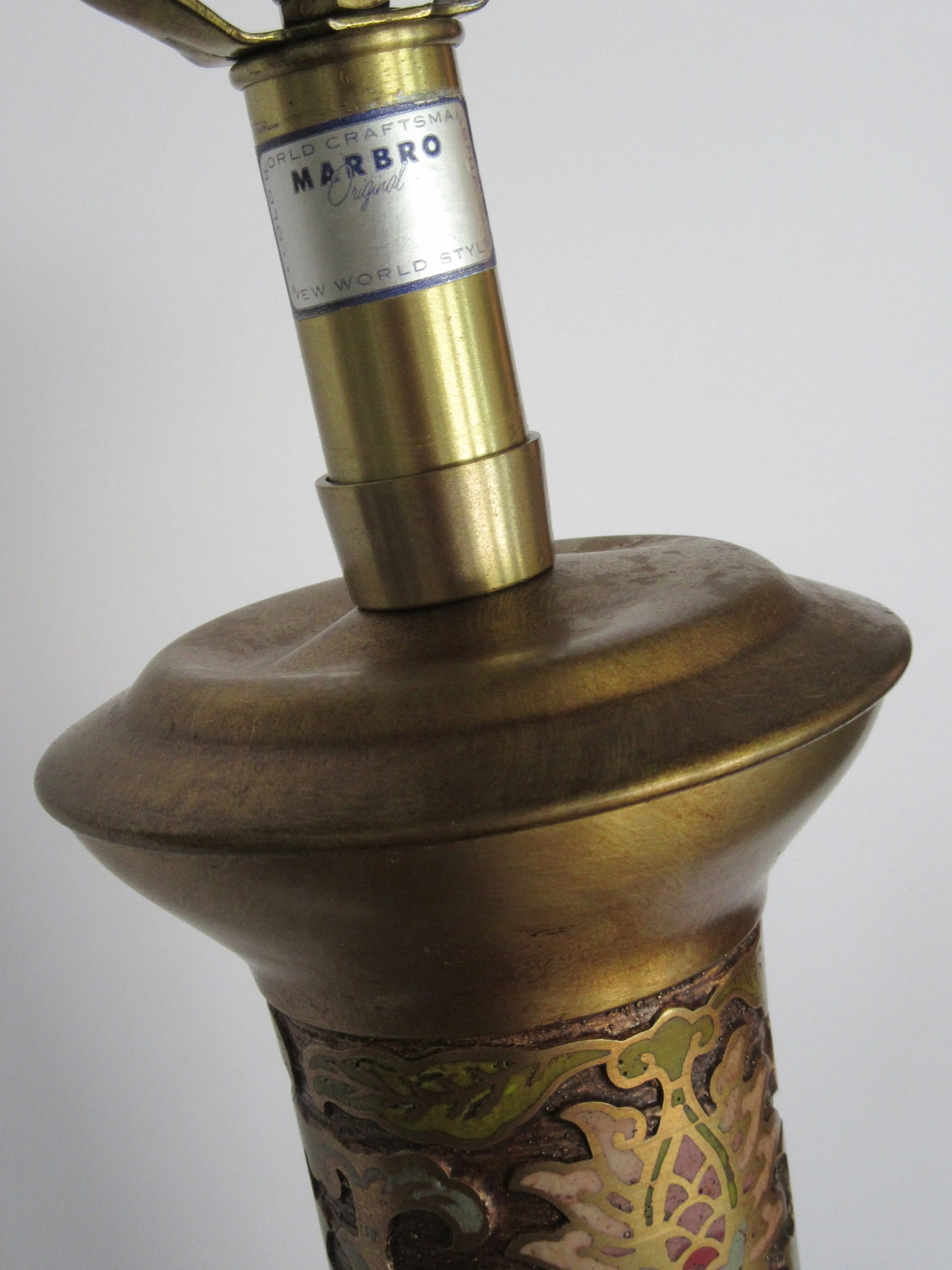 Marbro Cloisonne Table Lamp - 3