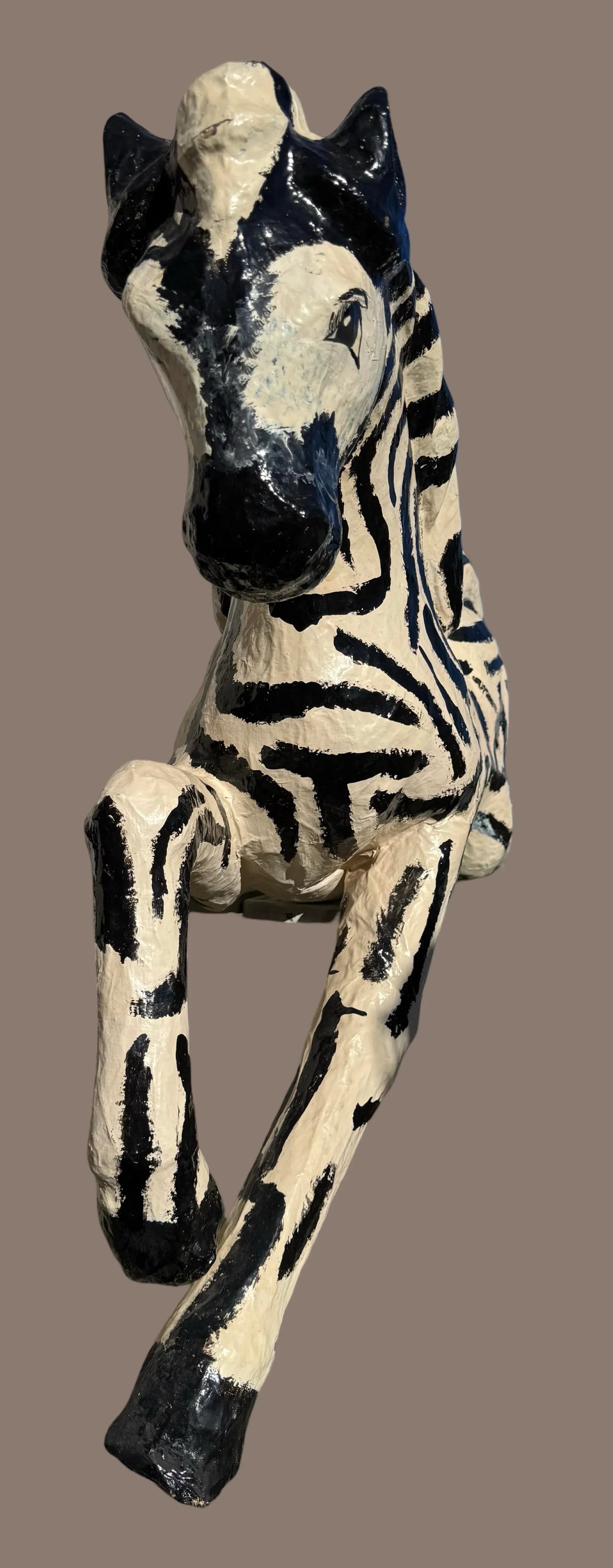 Paper Mache Zebra - 4