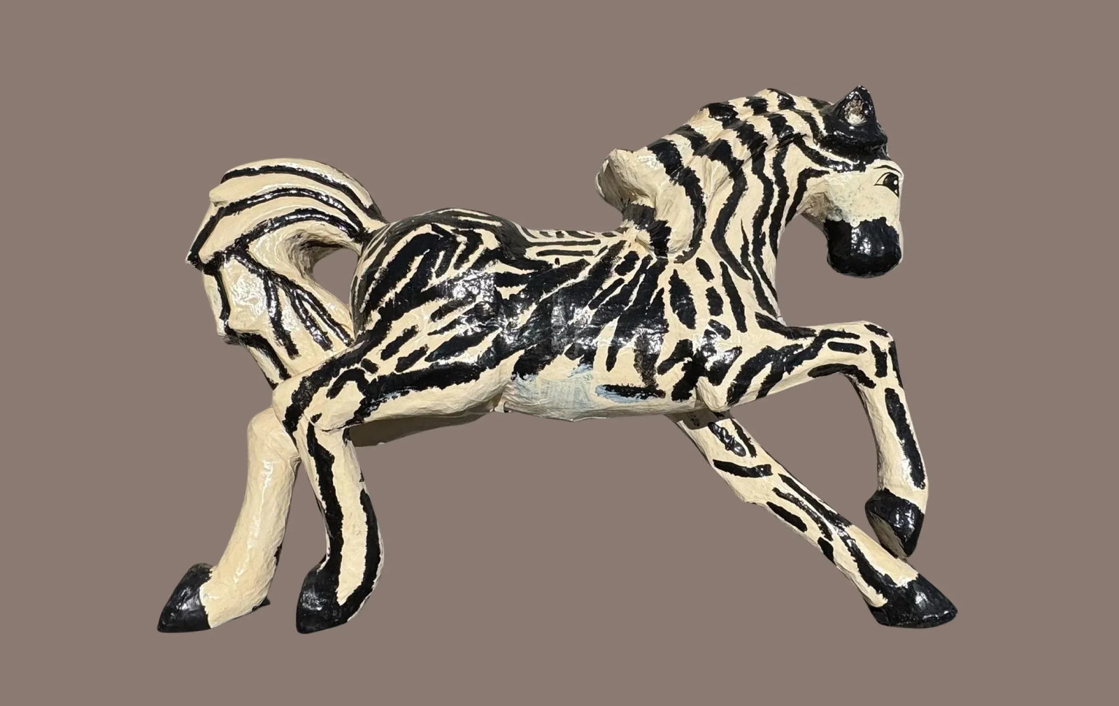 Paper Mache Zebra - 5