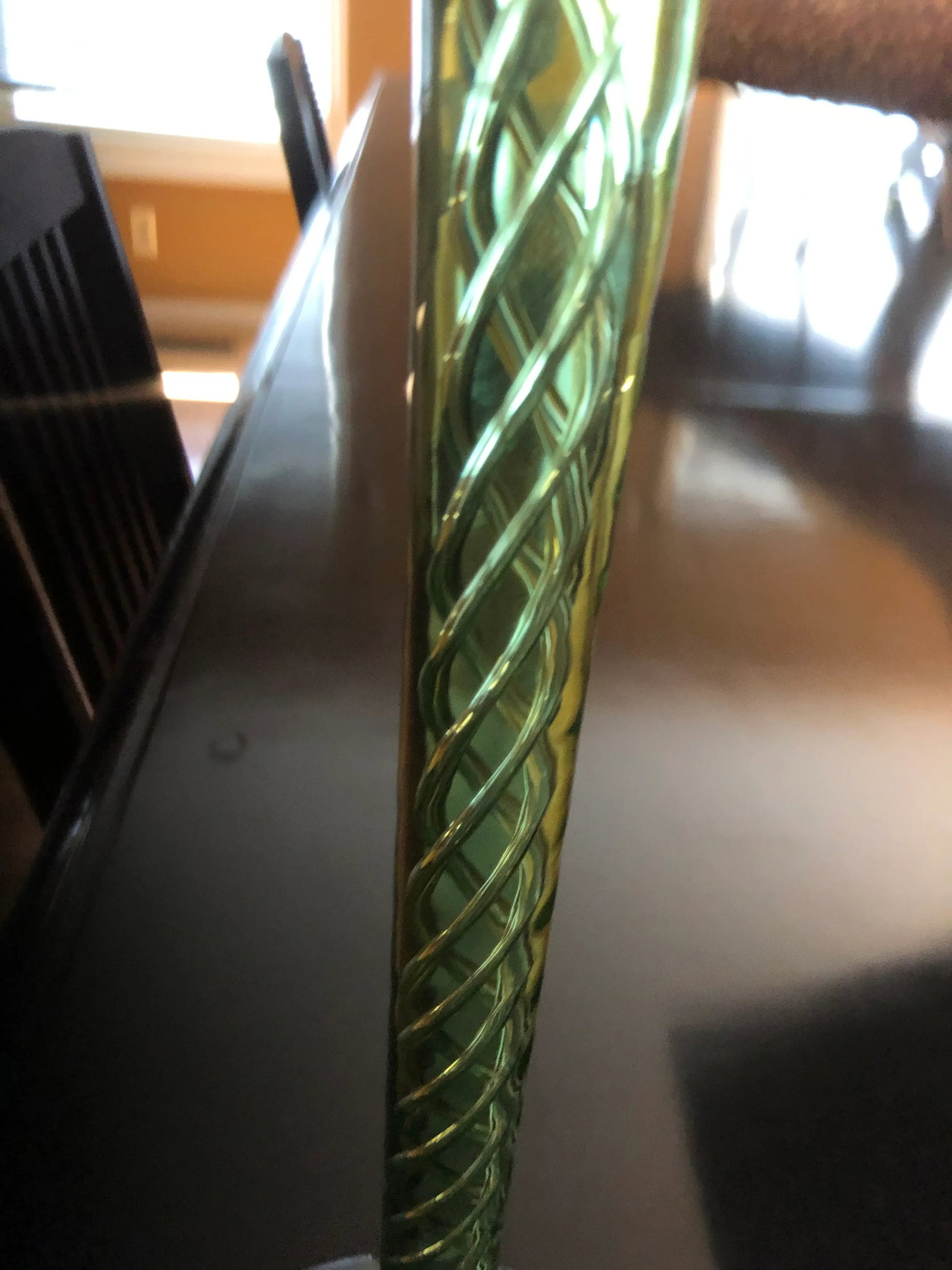 Hungarian Crystal Candlesticks - a Pair - 5