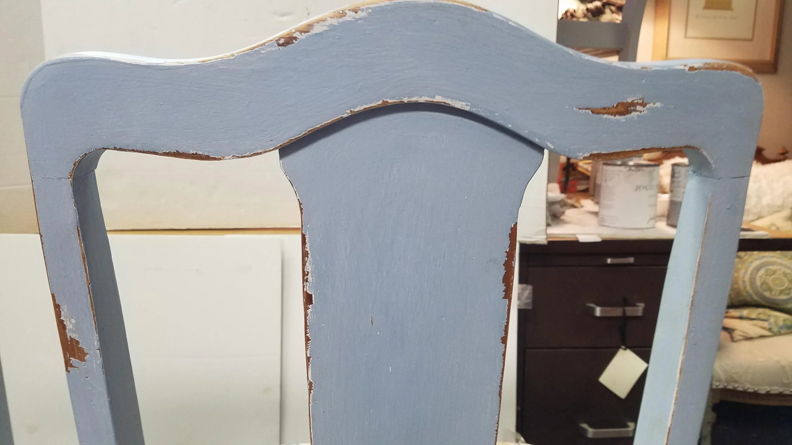 Painted Antique Chairs- a Pair - 10