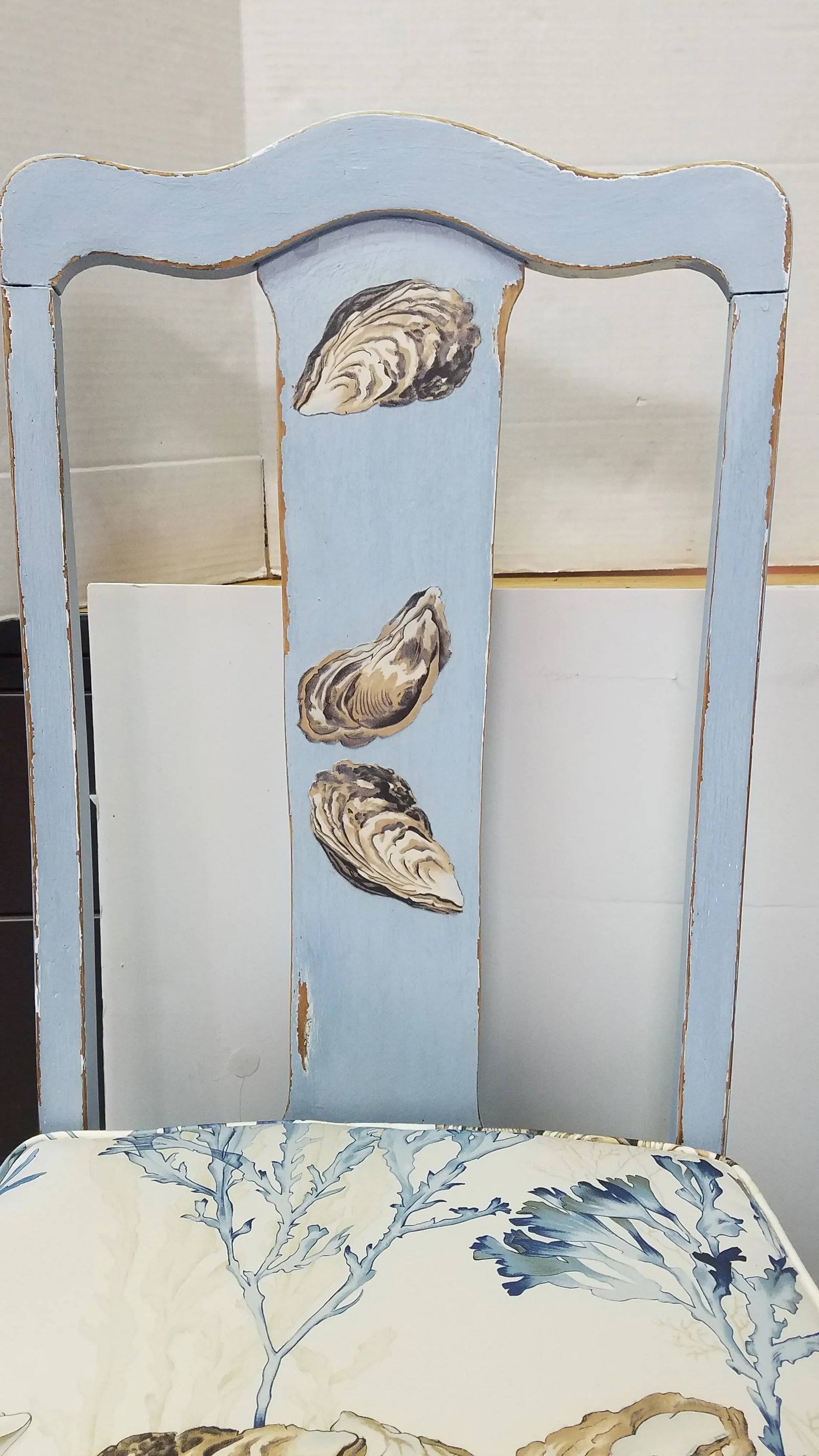 Painted Antique Chairs- a Pair - 2