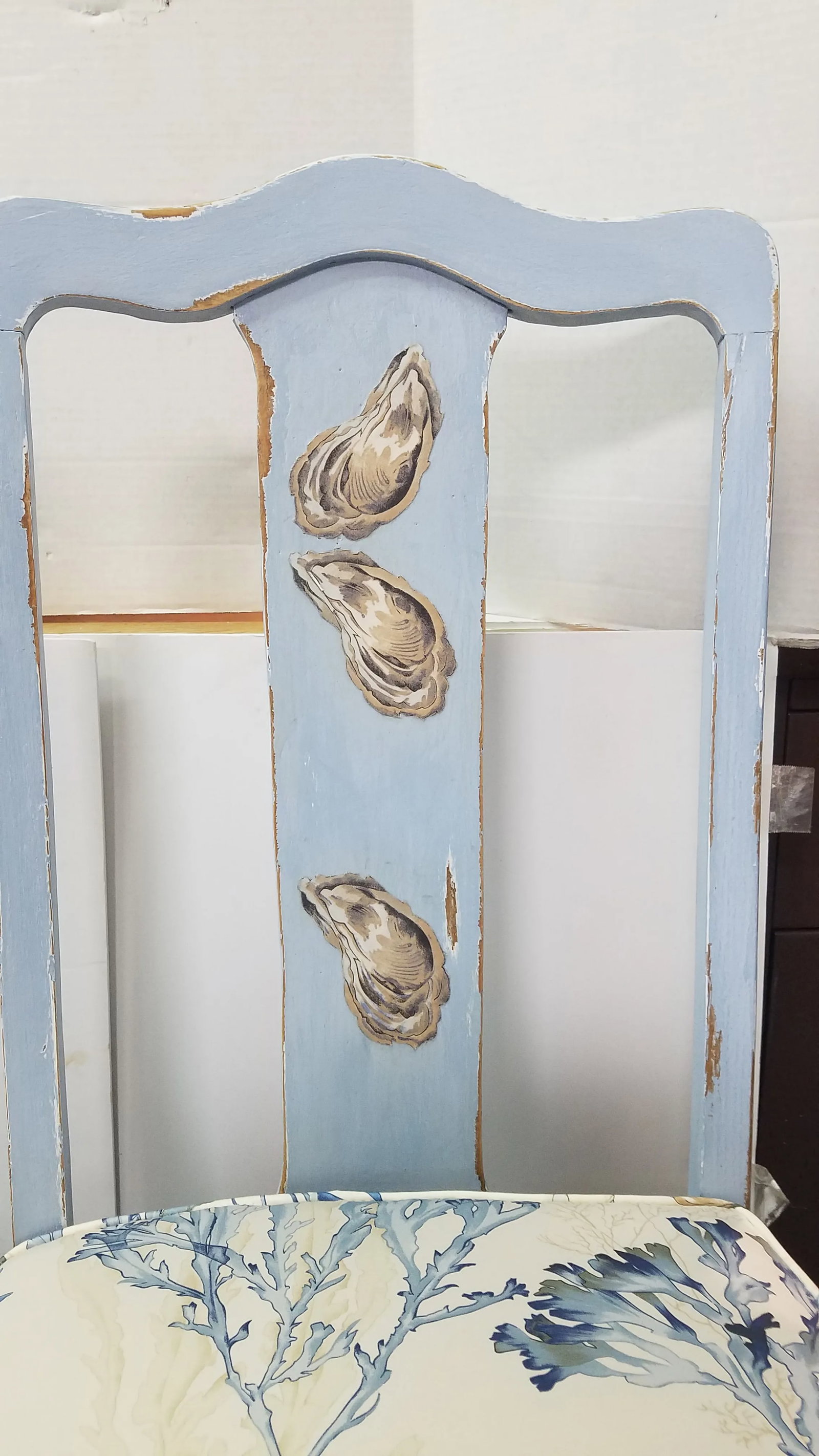 Painted Antique Chairs- a Pair - 3