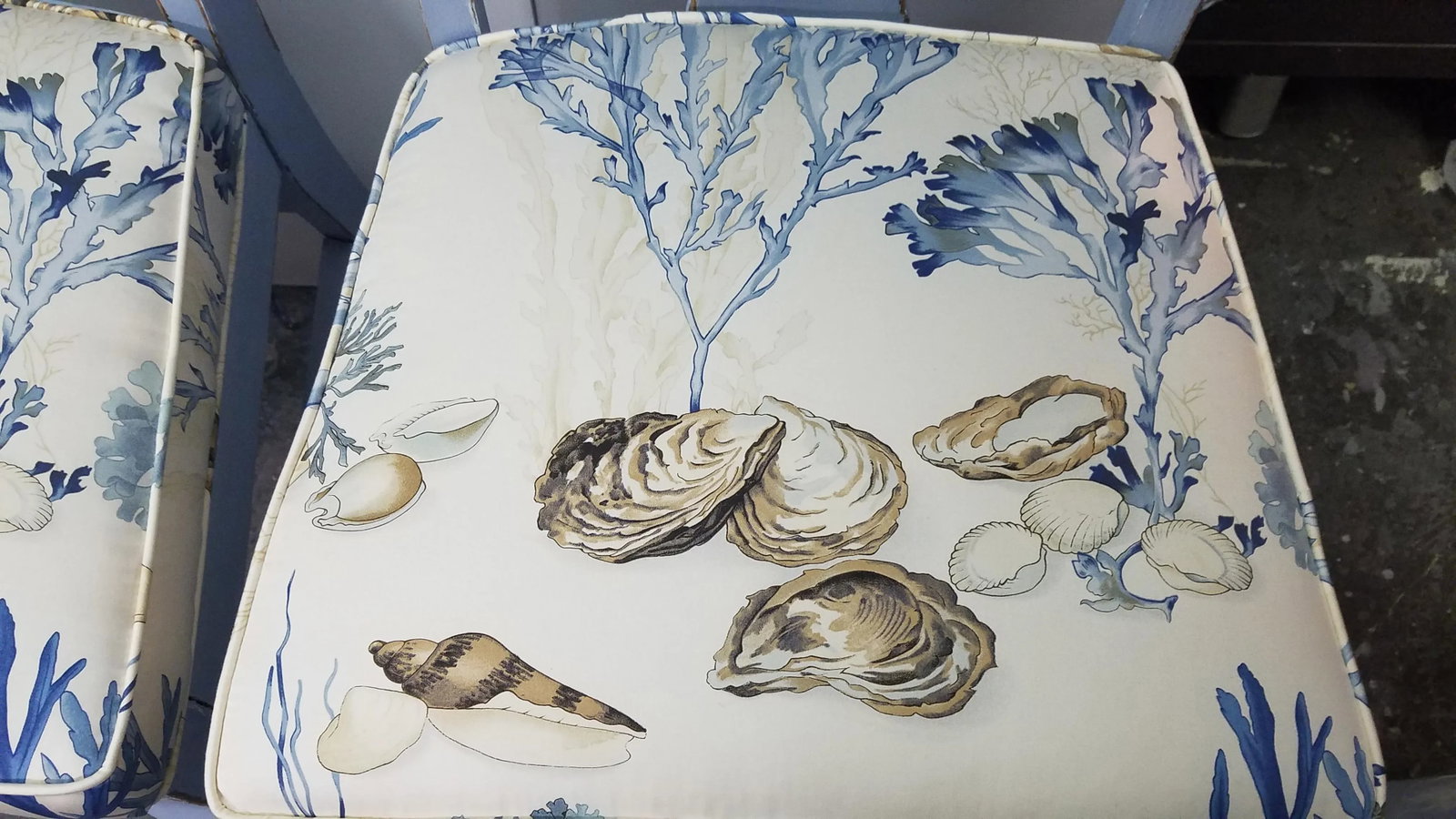 Painted Antique Chairs- a Pair - 4