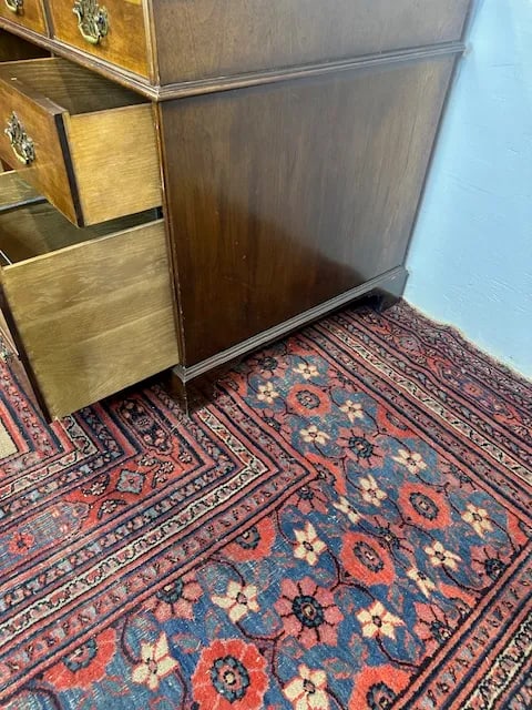 1970s Baker Furniture Leather Tooled Desk - 6