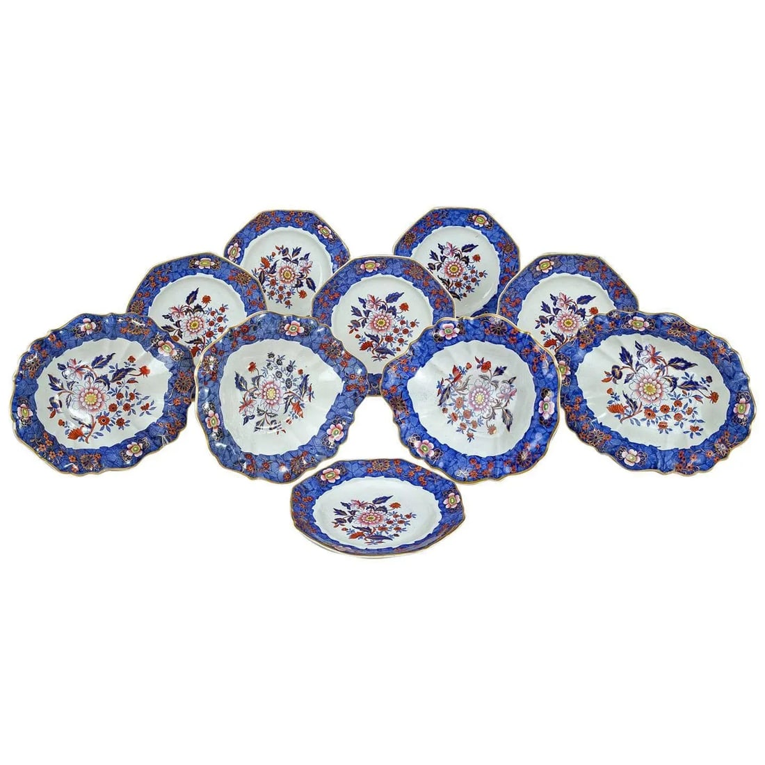 Copeland & Garrett Late Spode Ten-Piece Dessert Set - 7