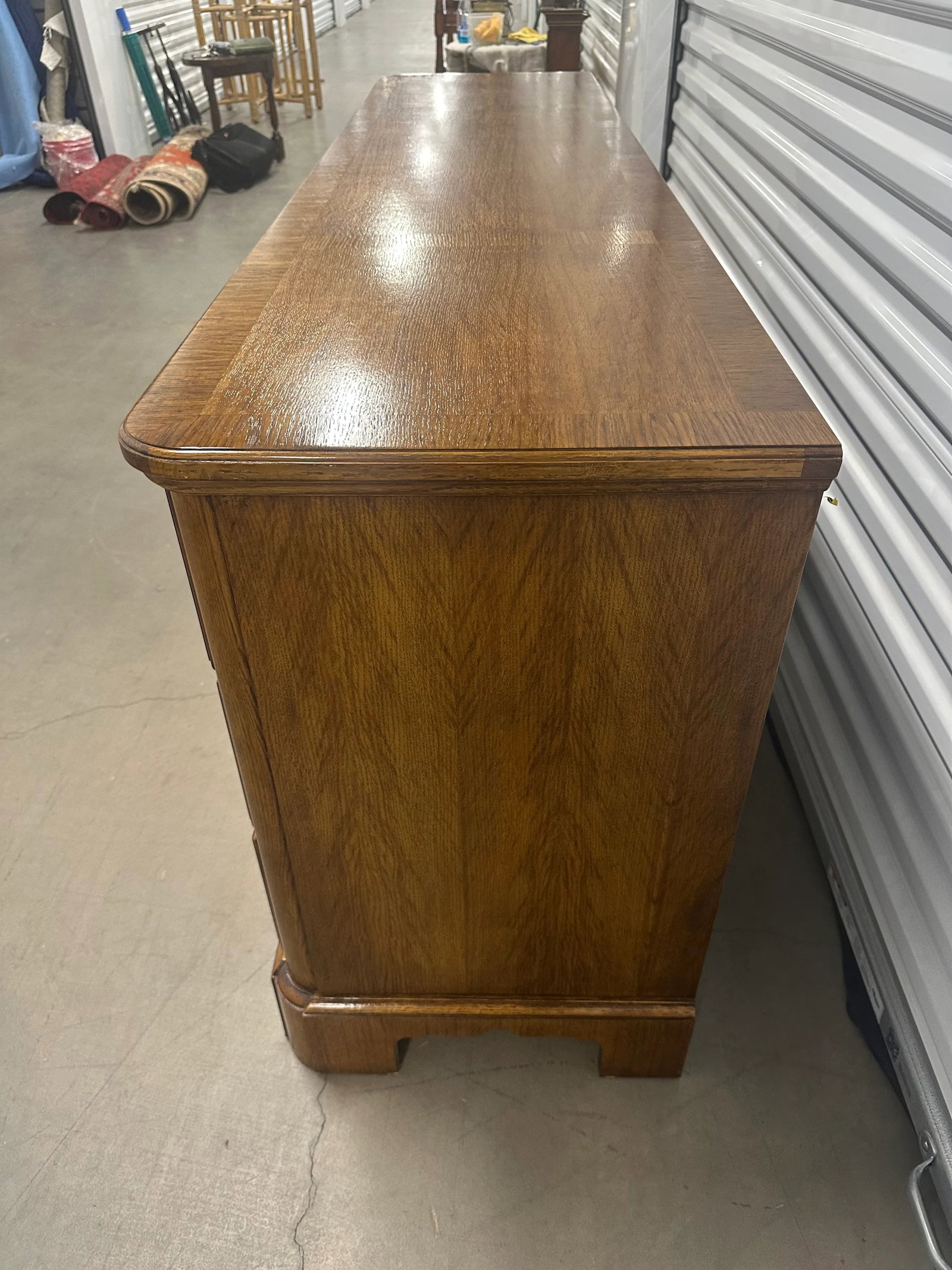 1980s Baker Furniture Georgian Oak Dresser - 11
