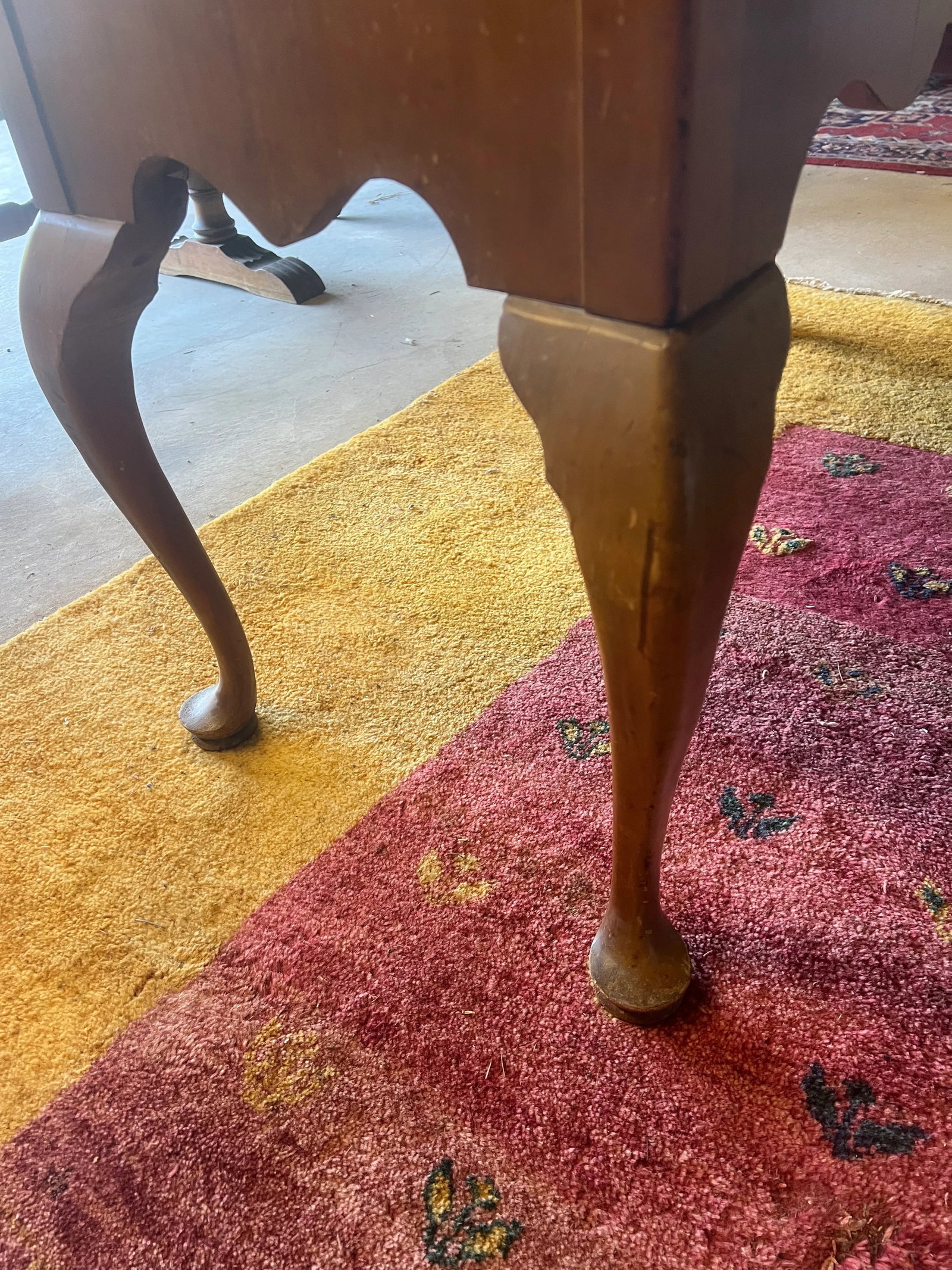 Federalist Birdseye/Tigerseye Maple Lowboy - 11