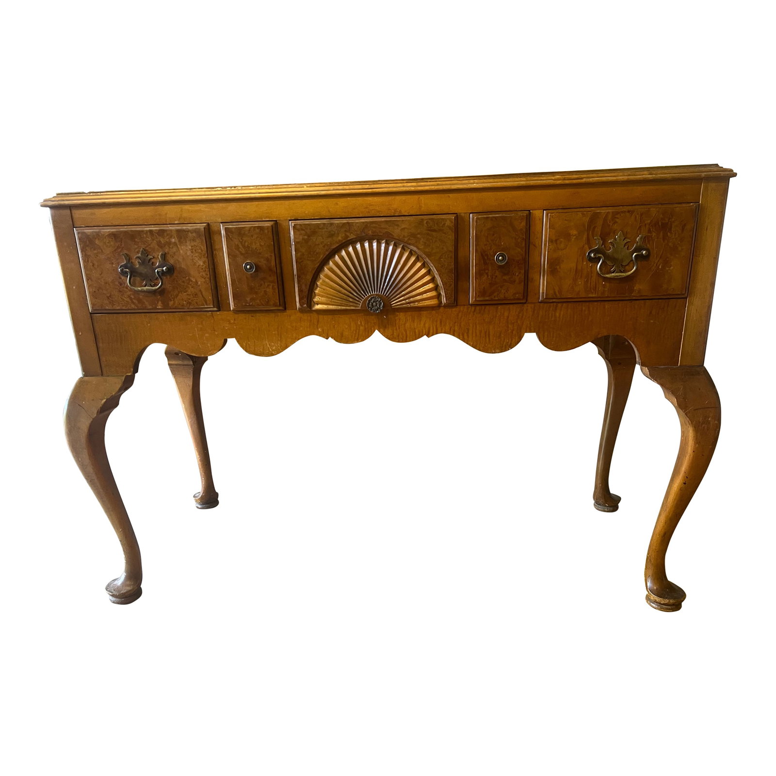 Federalist Birdseye/Tigerseye Maple Lowboy (1 of 12)