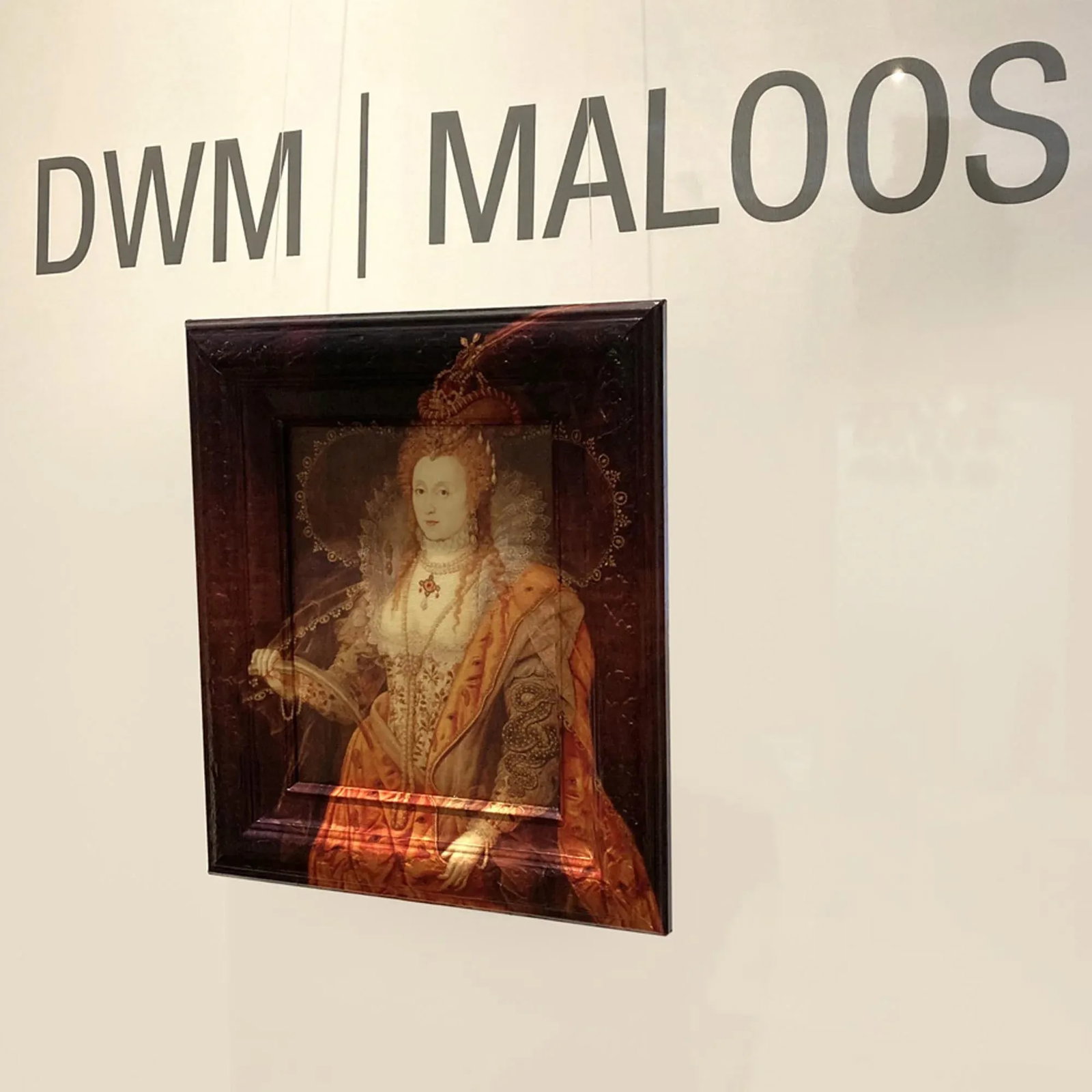 Elizabeth Runneth Over - Framed Artwork Reinterpreted by Dwm | Maloos - 2