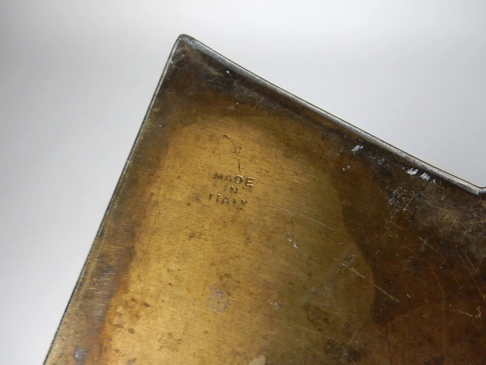 1960's Italian Brass Shopping Bag Set Magazine and Letter Holders - A Pair - 5