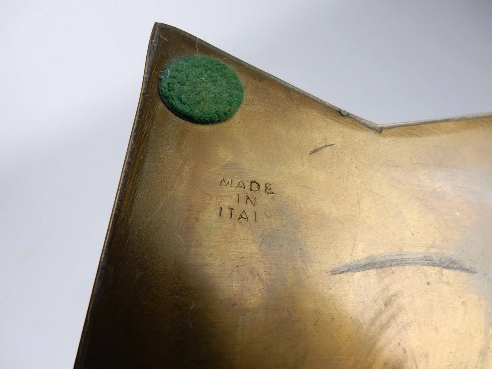 1960's Italian Brass Shopping Bag Set Magazine and Letter Holders - A Pair - 6