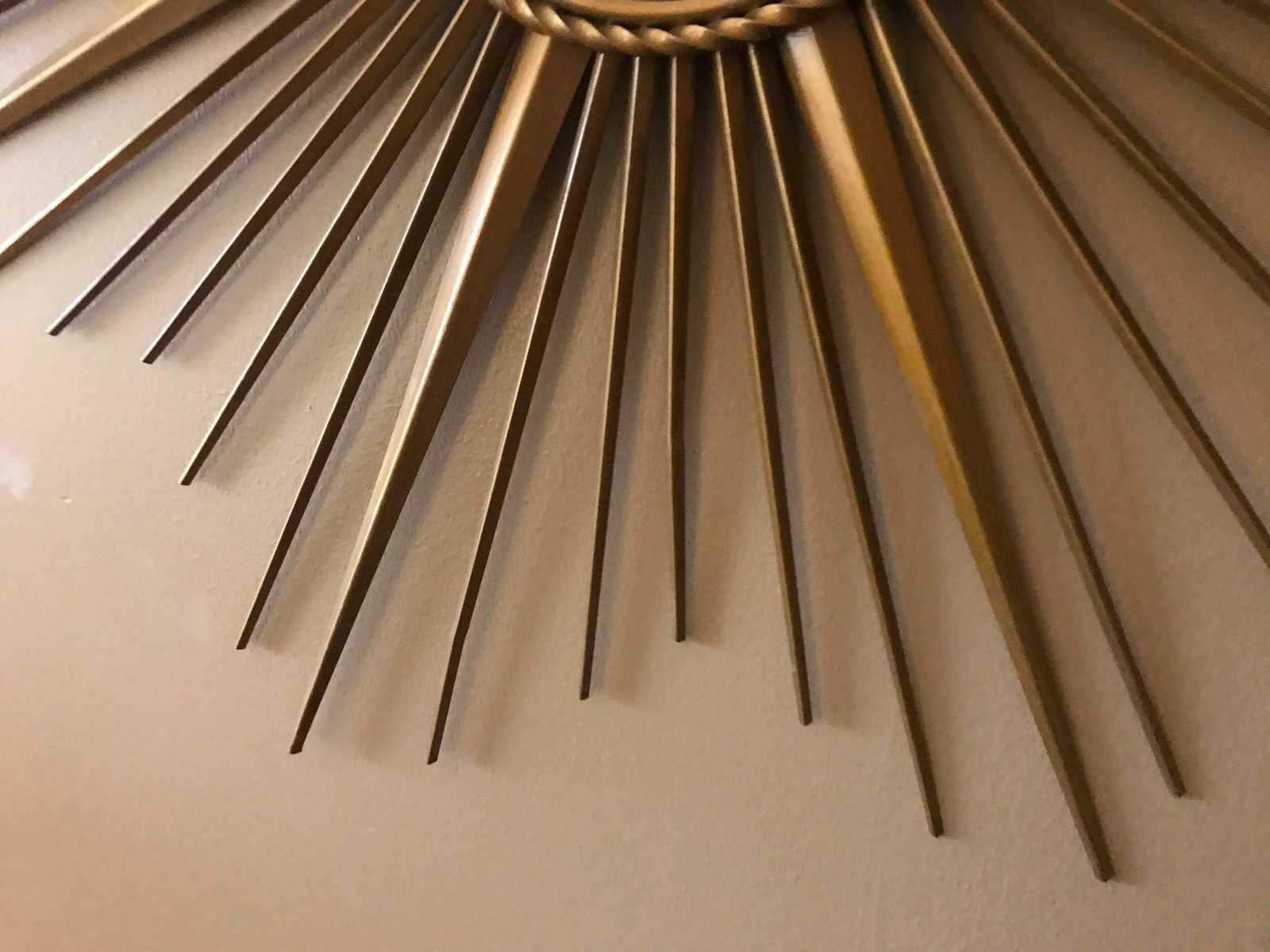 1960s French Chaty Vallauris Sunburst Mirror - 4