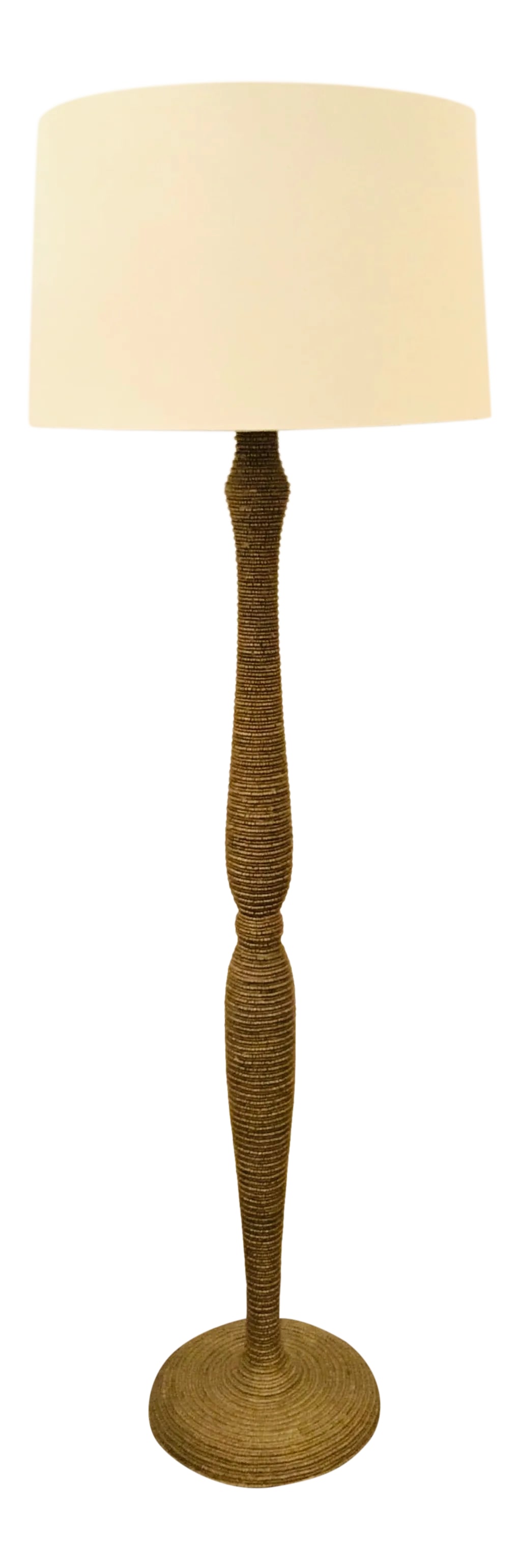 Made Goods Organic Modern Coco Beads Floor Lamp (1 of 6)