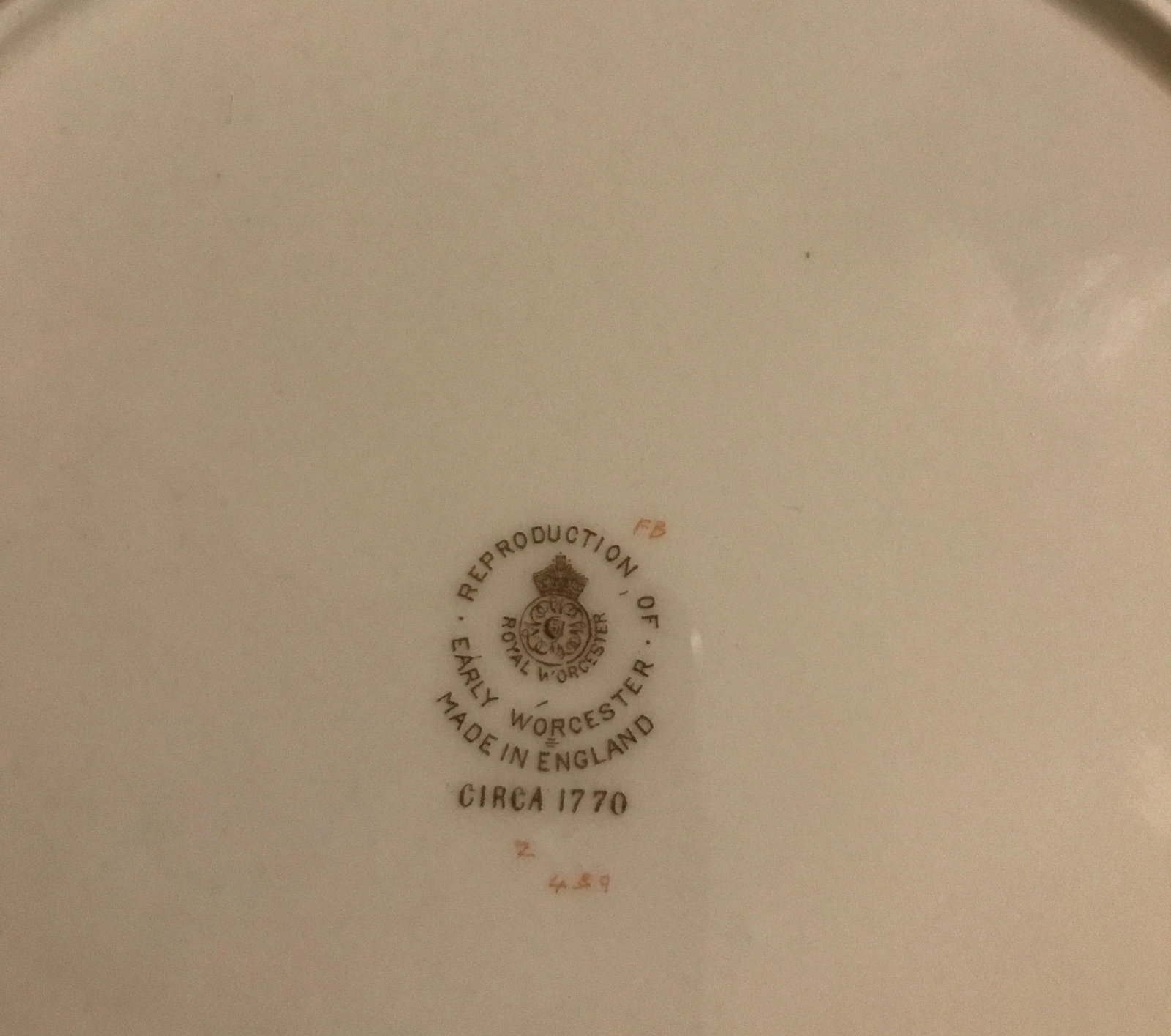 English Floral Service Dinner Plates by Royal Worcester - Set of 12 - 8