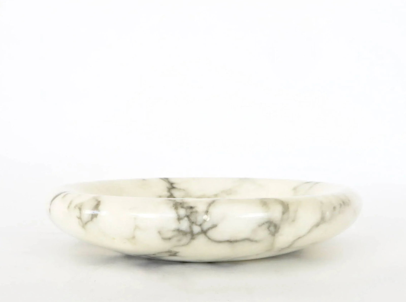 1970s Italian Sculptural Carrara Marble Dish by Sergio Asti - 2