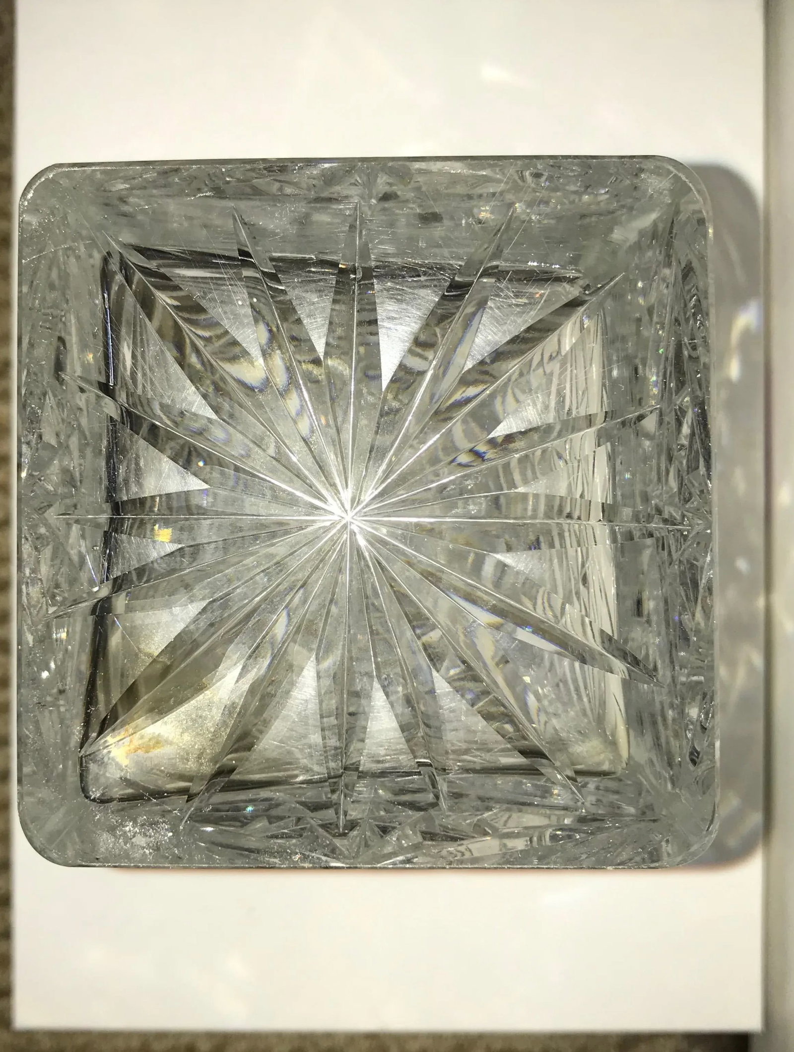 Heavy Crystal Whiskey Decanter - 10