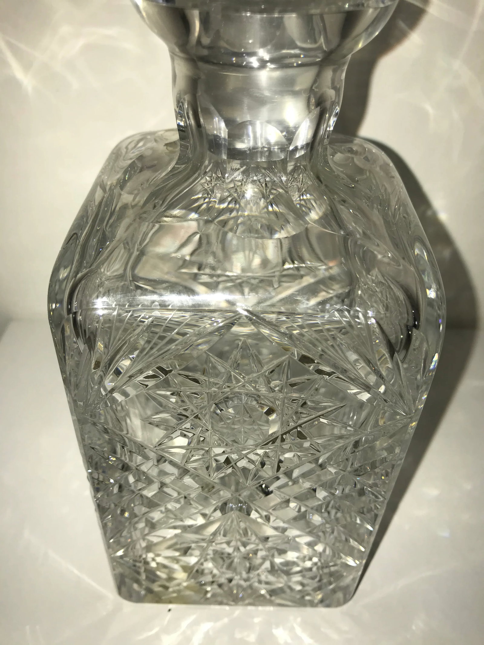 Heavy Crystal Whiskey Decanter - 11