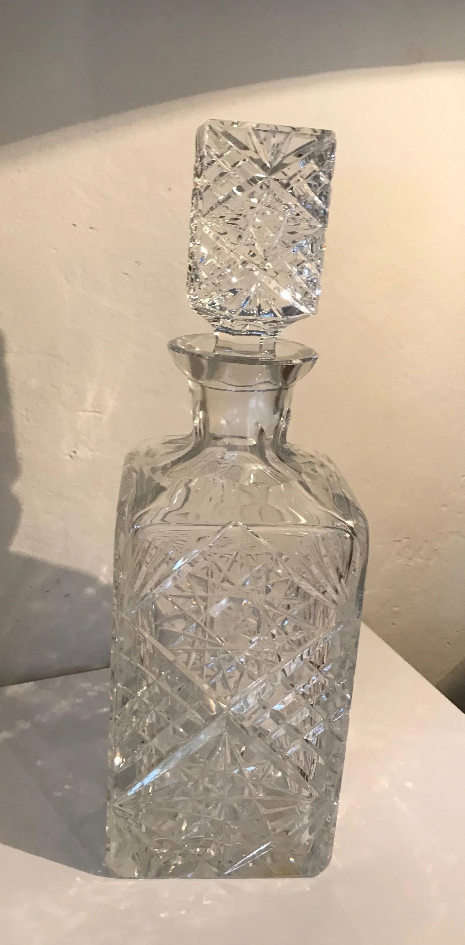 Heavy Crystal Whiskey Decanter - 2