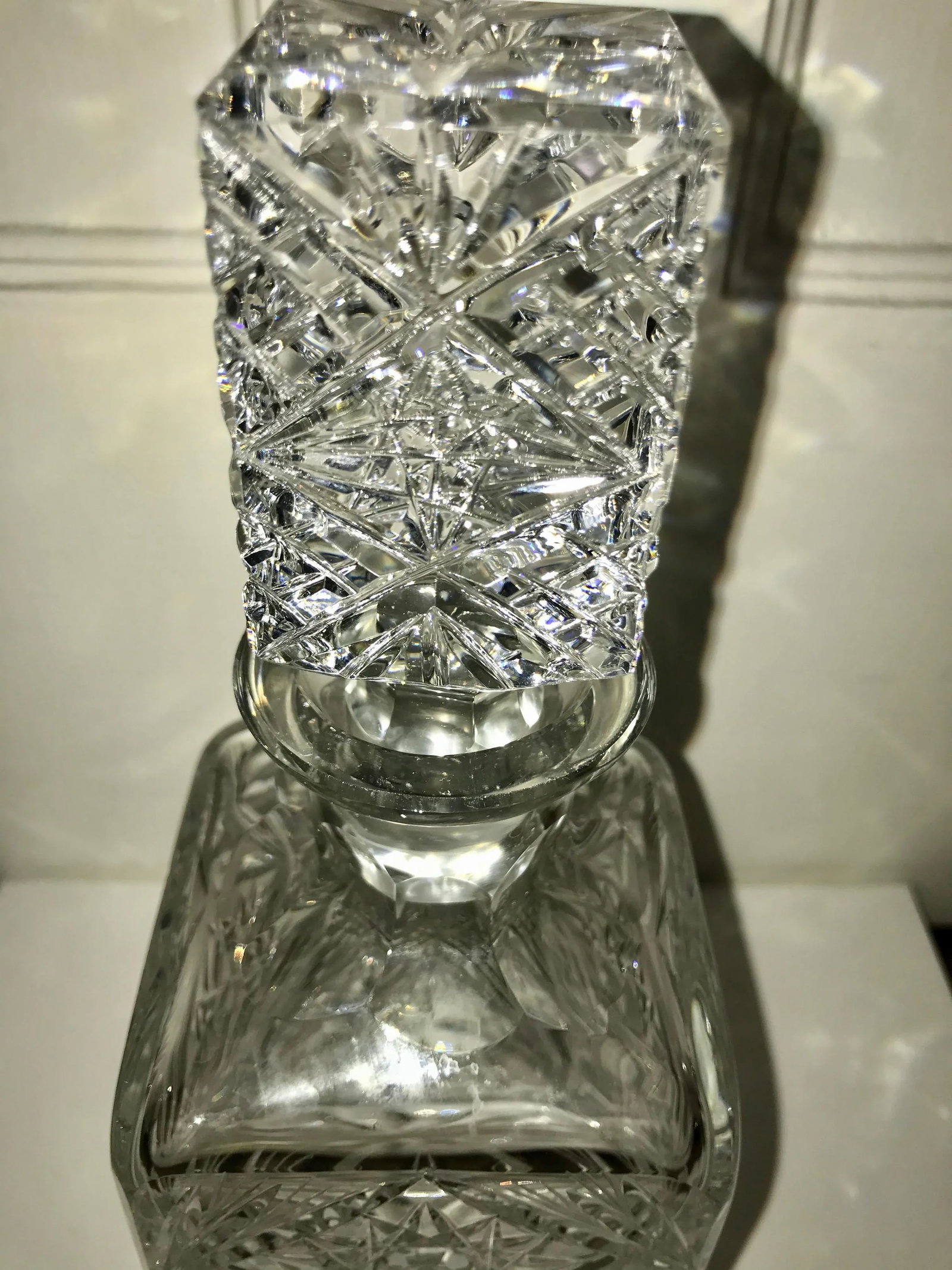 Heavy Crystal Whiskey Decanter - 3