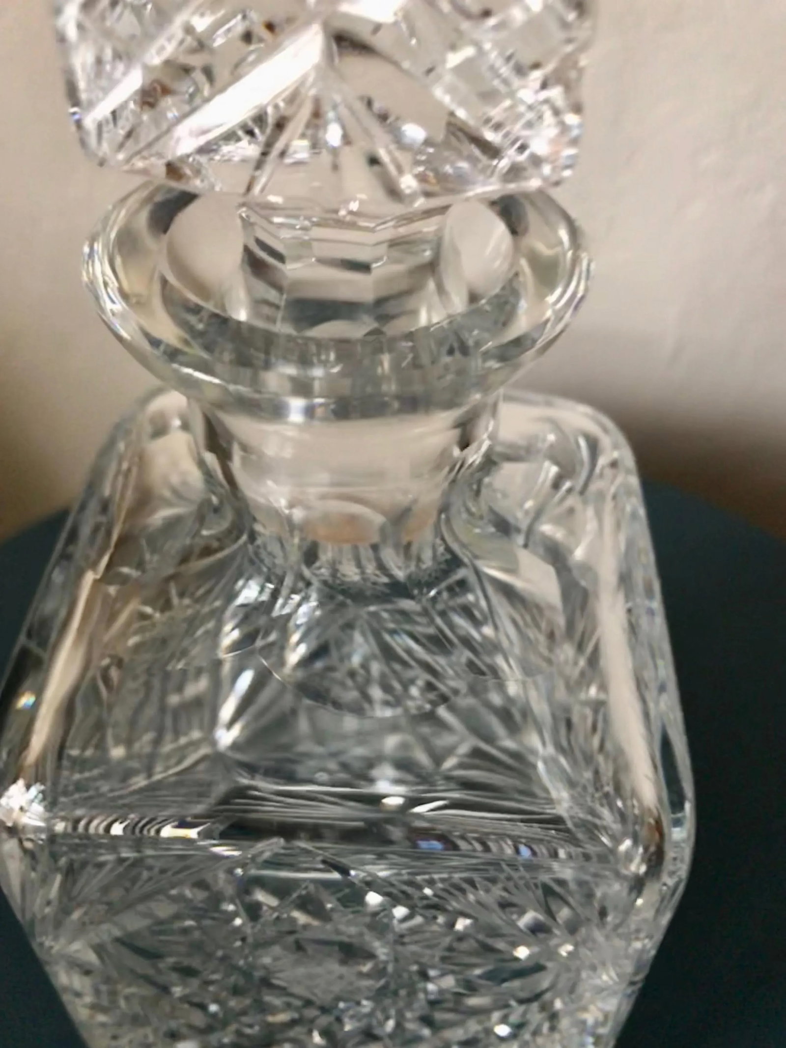 Heavy Crystal Whiskey Decanter - 6