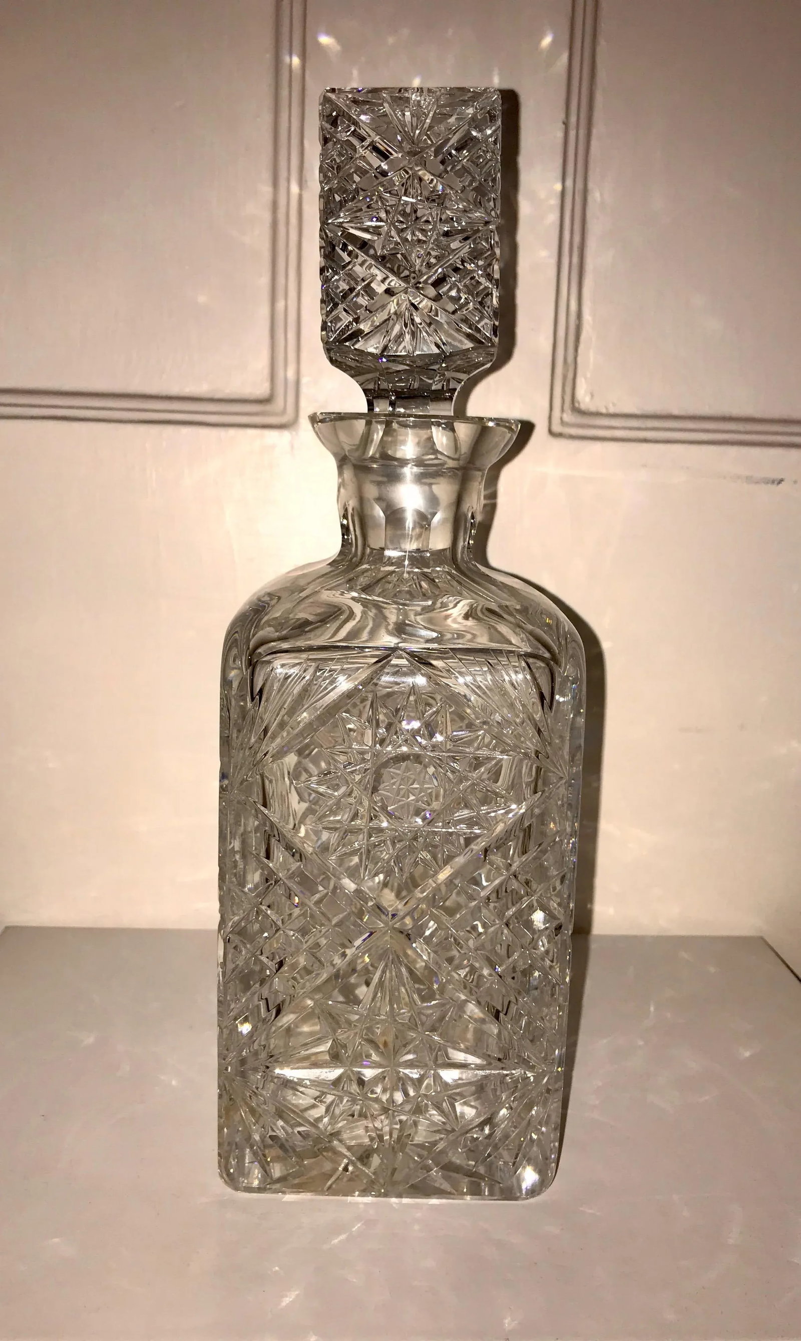 Heavy Crystal Whiskey Decanter - 7