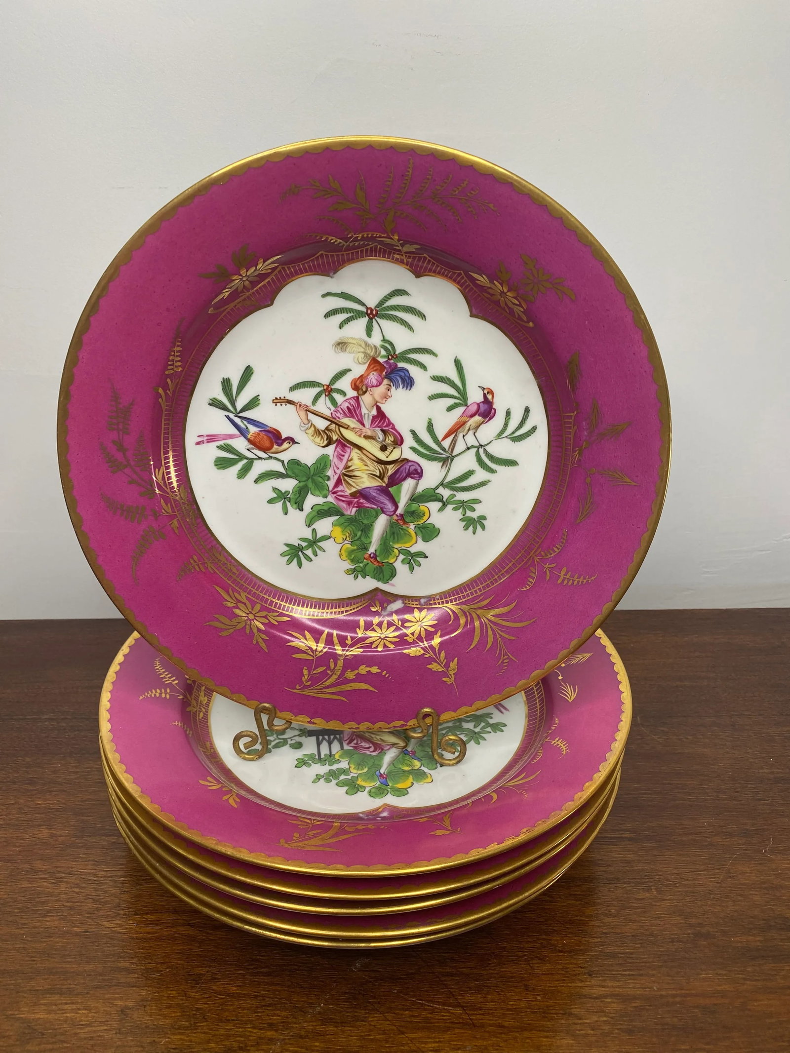 19th Century Chinoiserie Plates - Set of 6 - 2